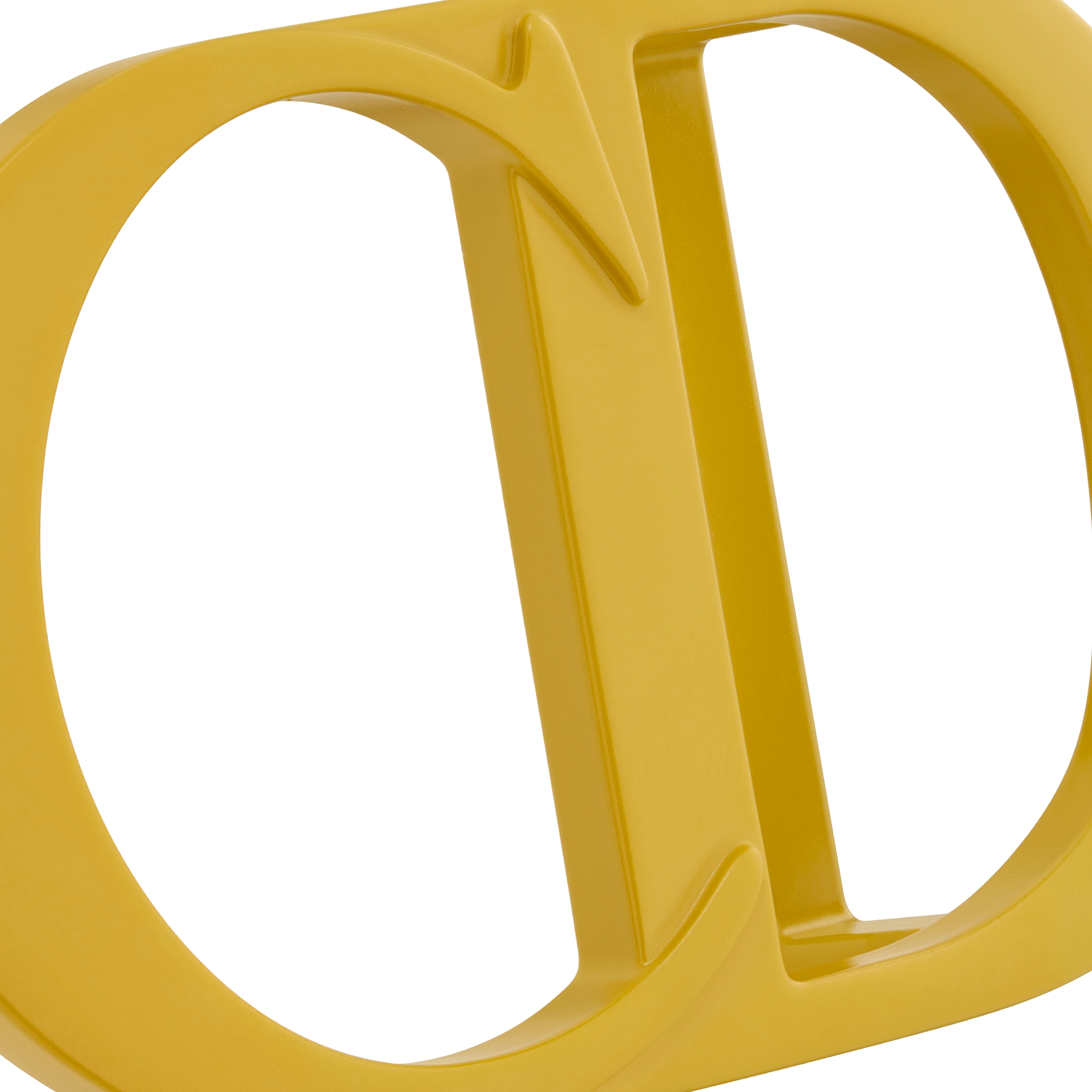 CD Icon 腰带扣 35 毫米黄色哑光涂漆饰面黄铜 E09