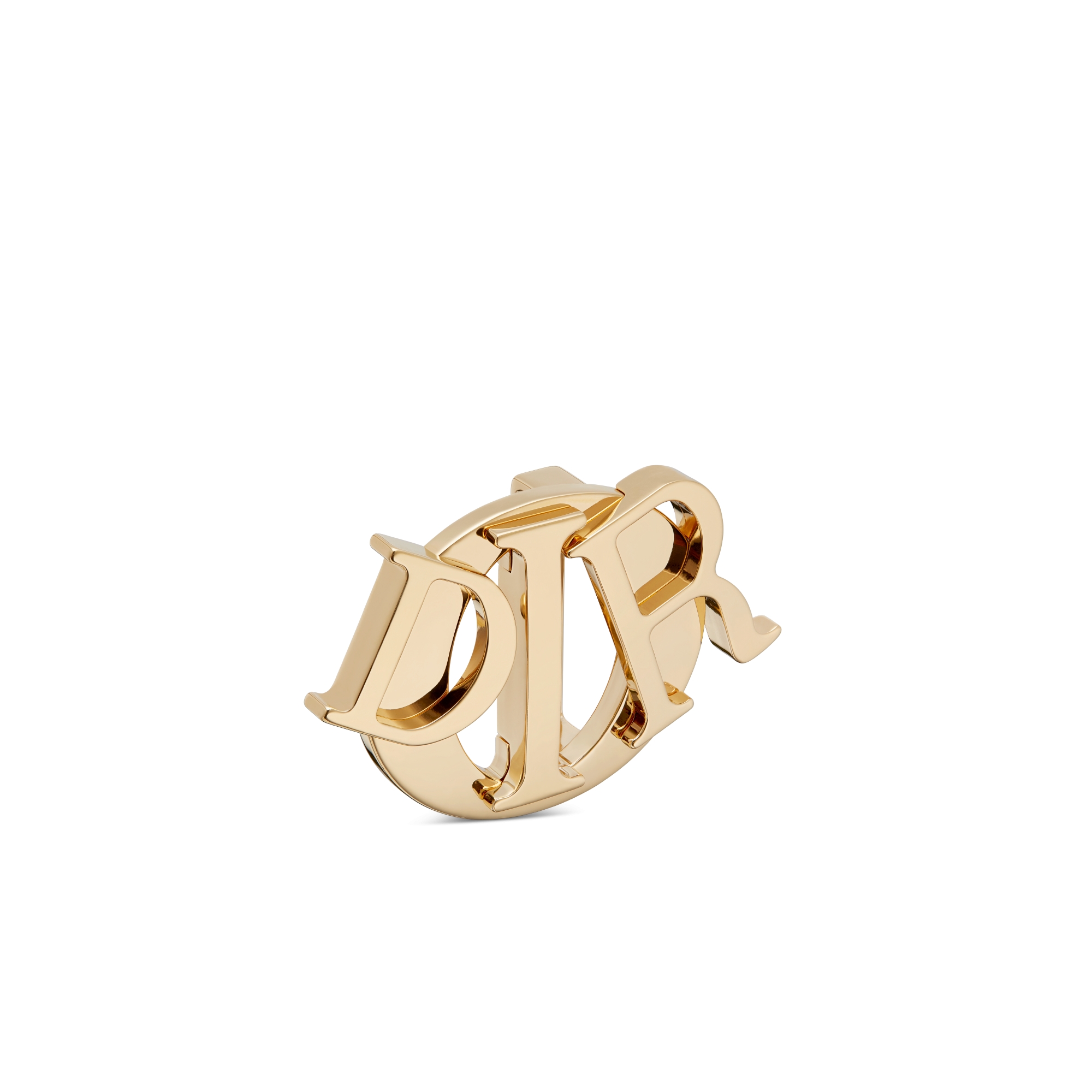Dior Charm 腰带扣 35 毫米金色饰面黄铜 E03