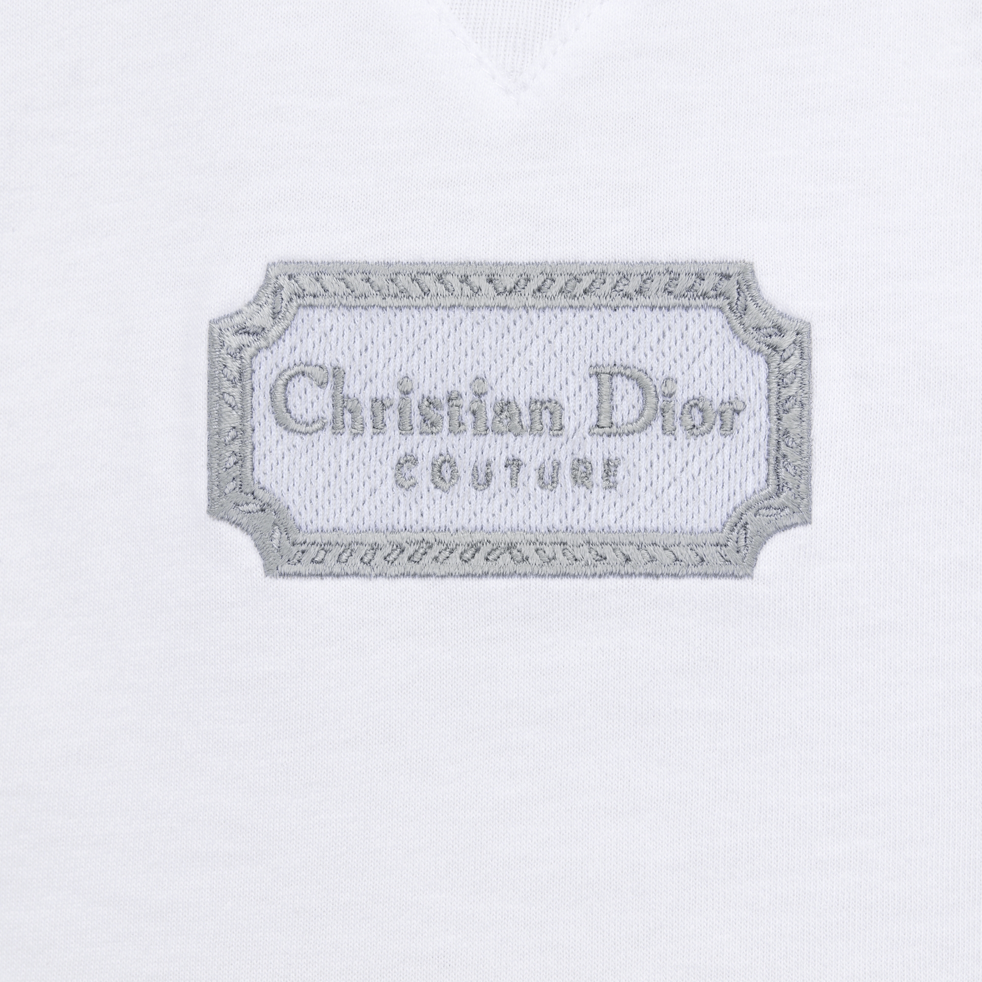 婴幼儿款 Christian Dior Couture T 恤 白色棉质平纹针织面料 E09