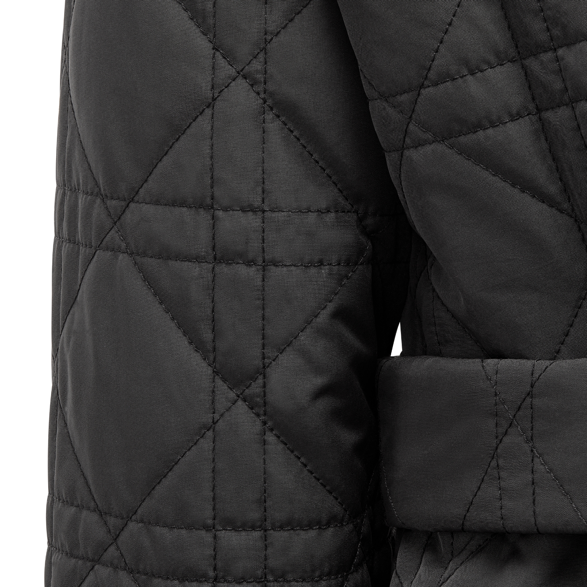 儿童斗篷风格经典西装外套 黑色科技面料超大藤格纹 E09