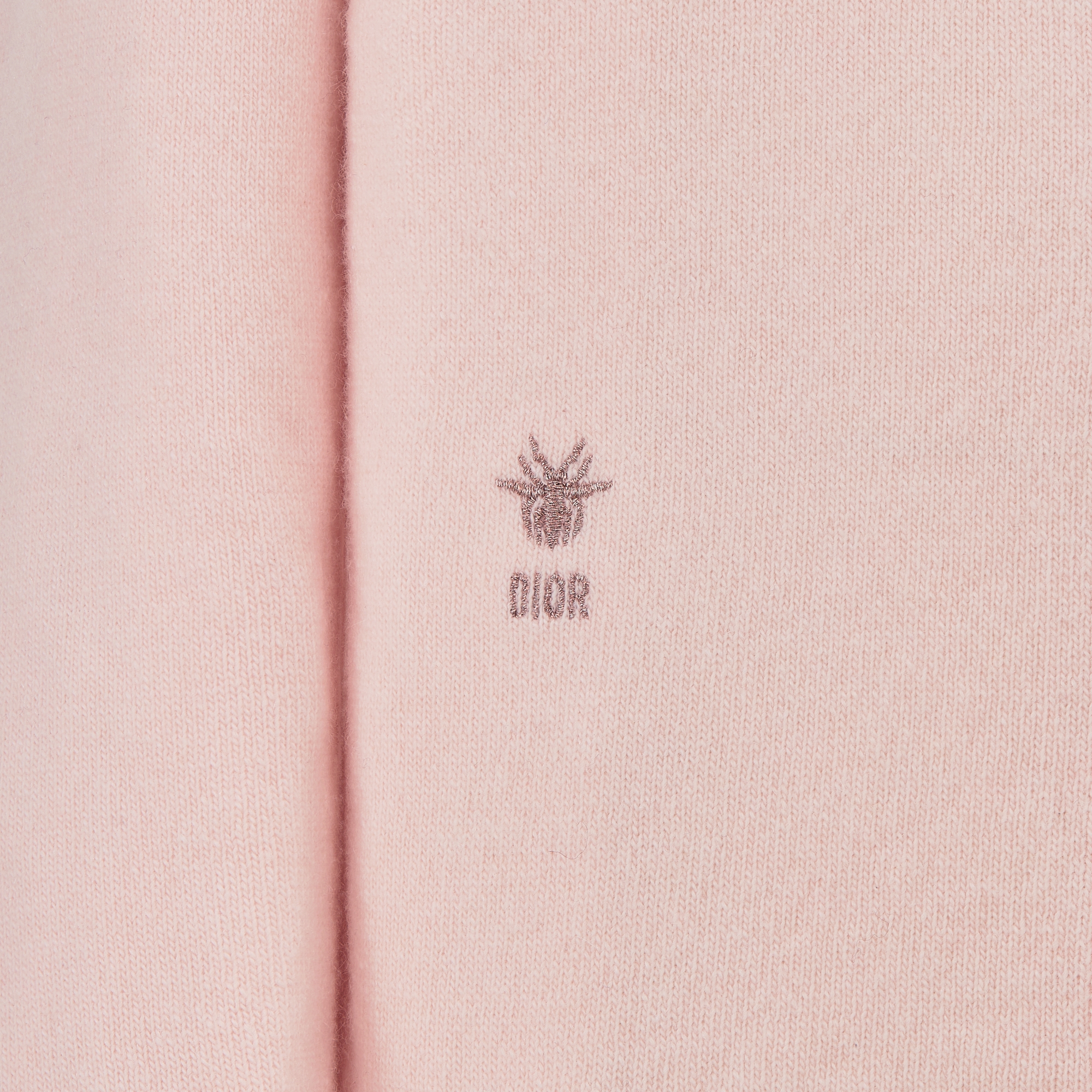 儿童开衫 淡粉色绵羊毛混纺针织面料 E09