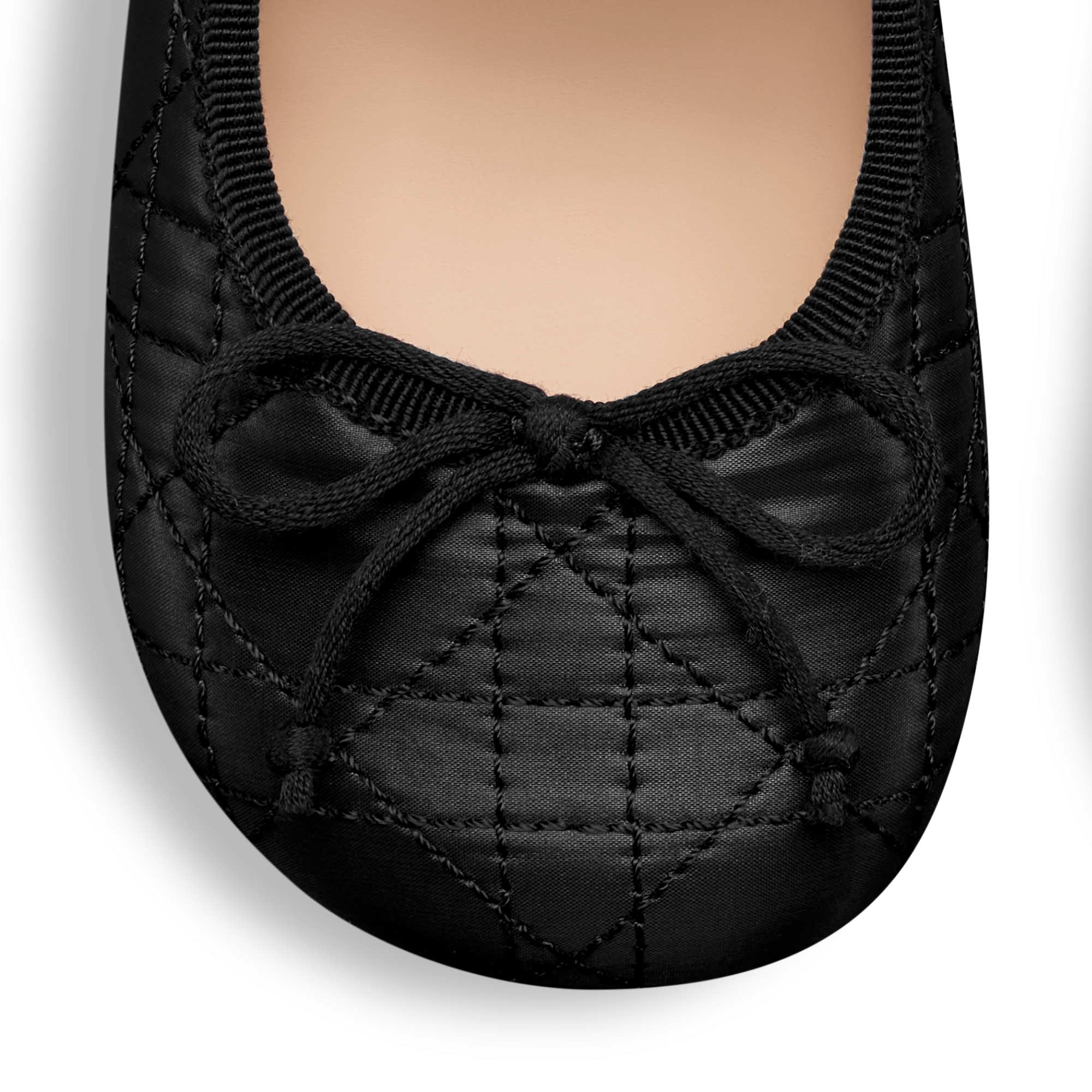 婴幼儿芭蕾鞋 黑色科技面料藤格纹 E09