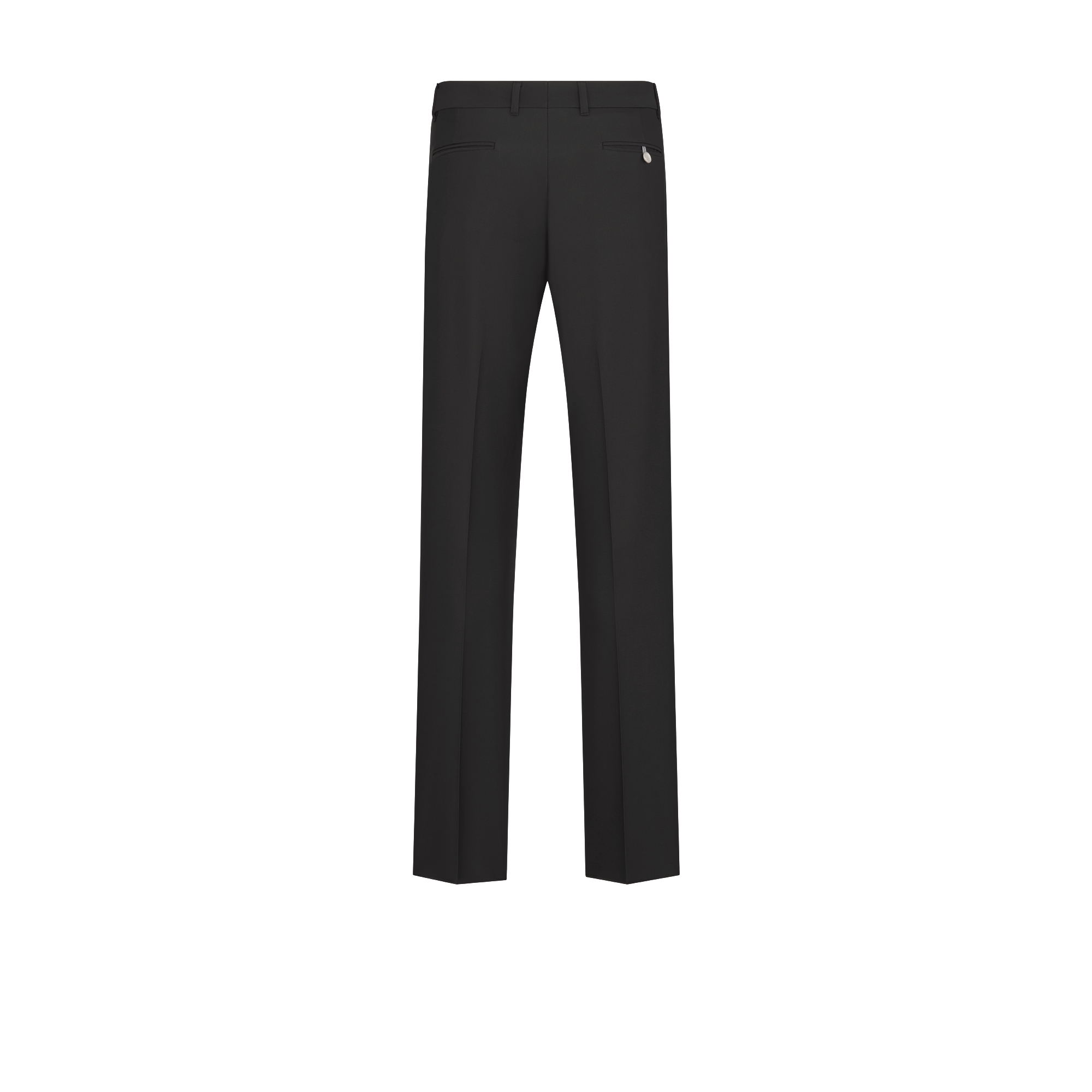 Dior Icons 斜纹布裤 黑色棉质混纺薄纱面料 E08