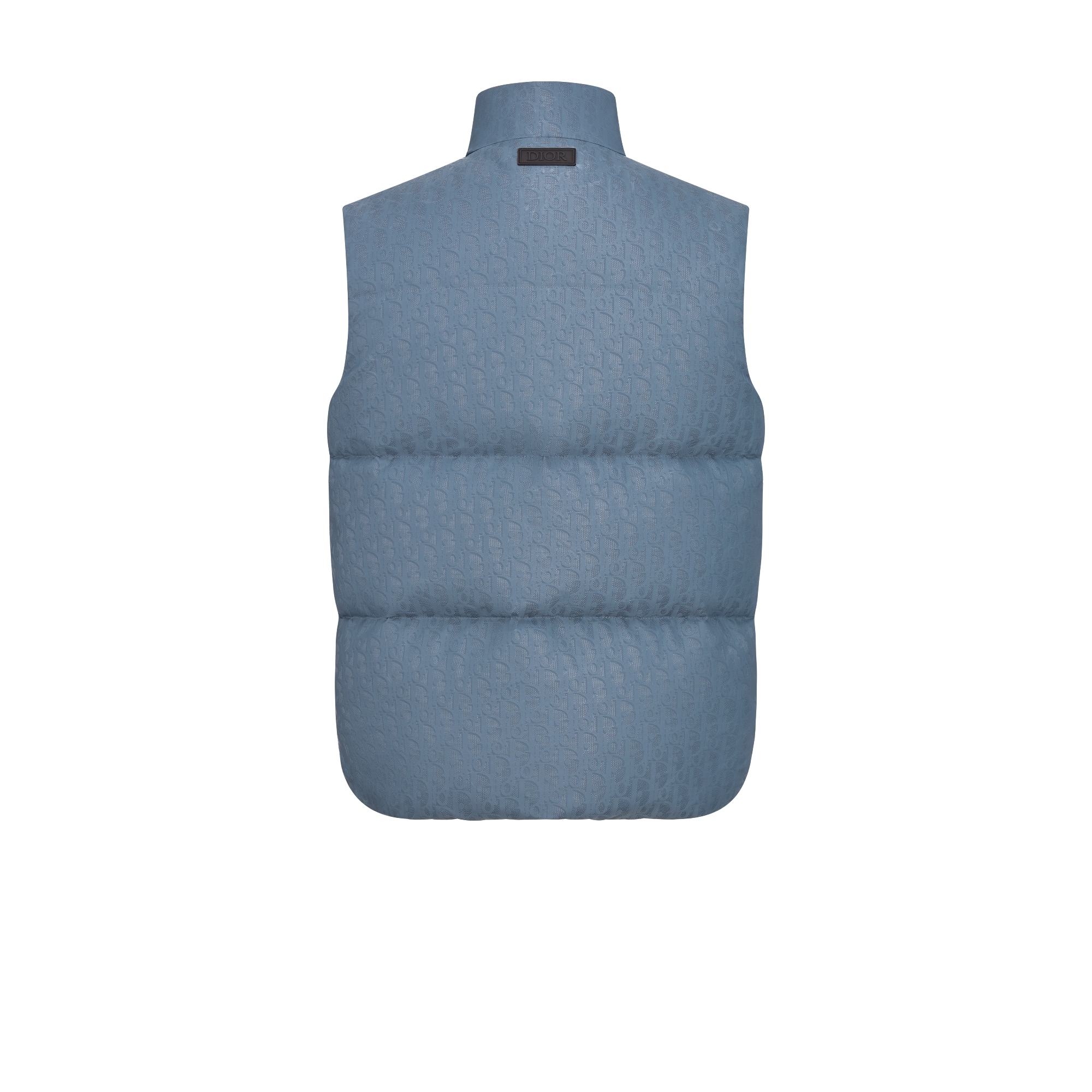 轻盈背心 蓝色提花科技面料 Oblique 印花 E08