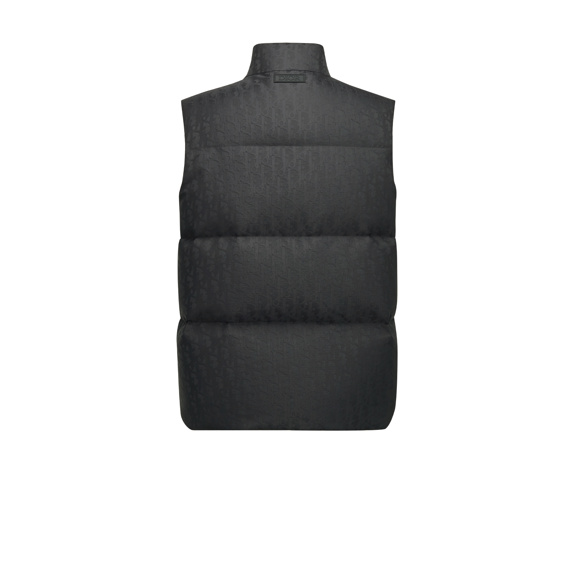 轻盈背心 黑色提花科技面料 Oblique 印花 E08