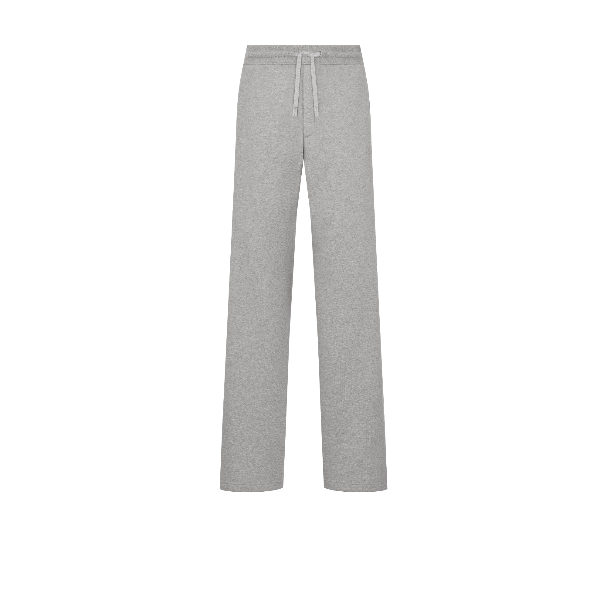 运动长裤 灰色棉质起绒面料 CD Icon 刺绣 E01