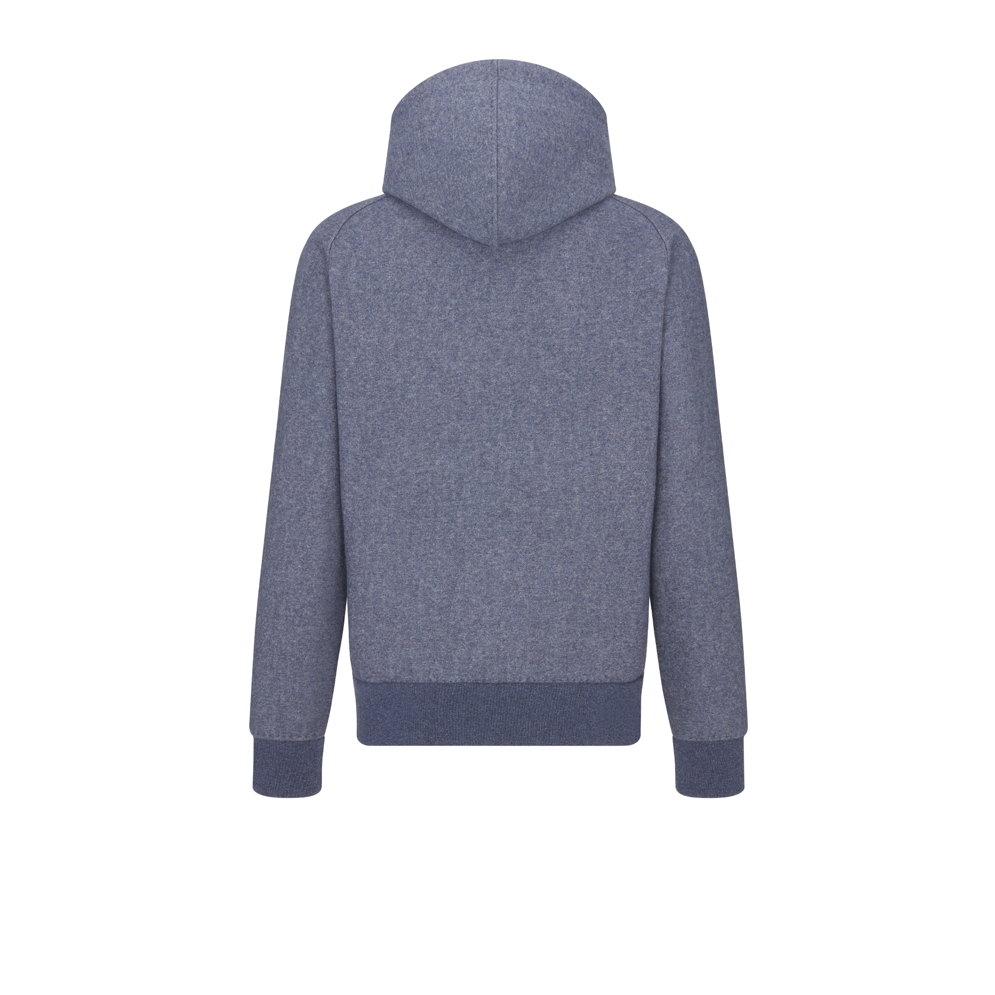 Dior Icons 连帽运动夹克 蓝色山羊绒混纺提花面料 E08