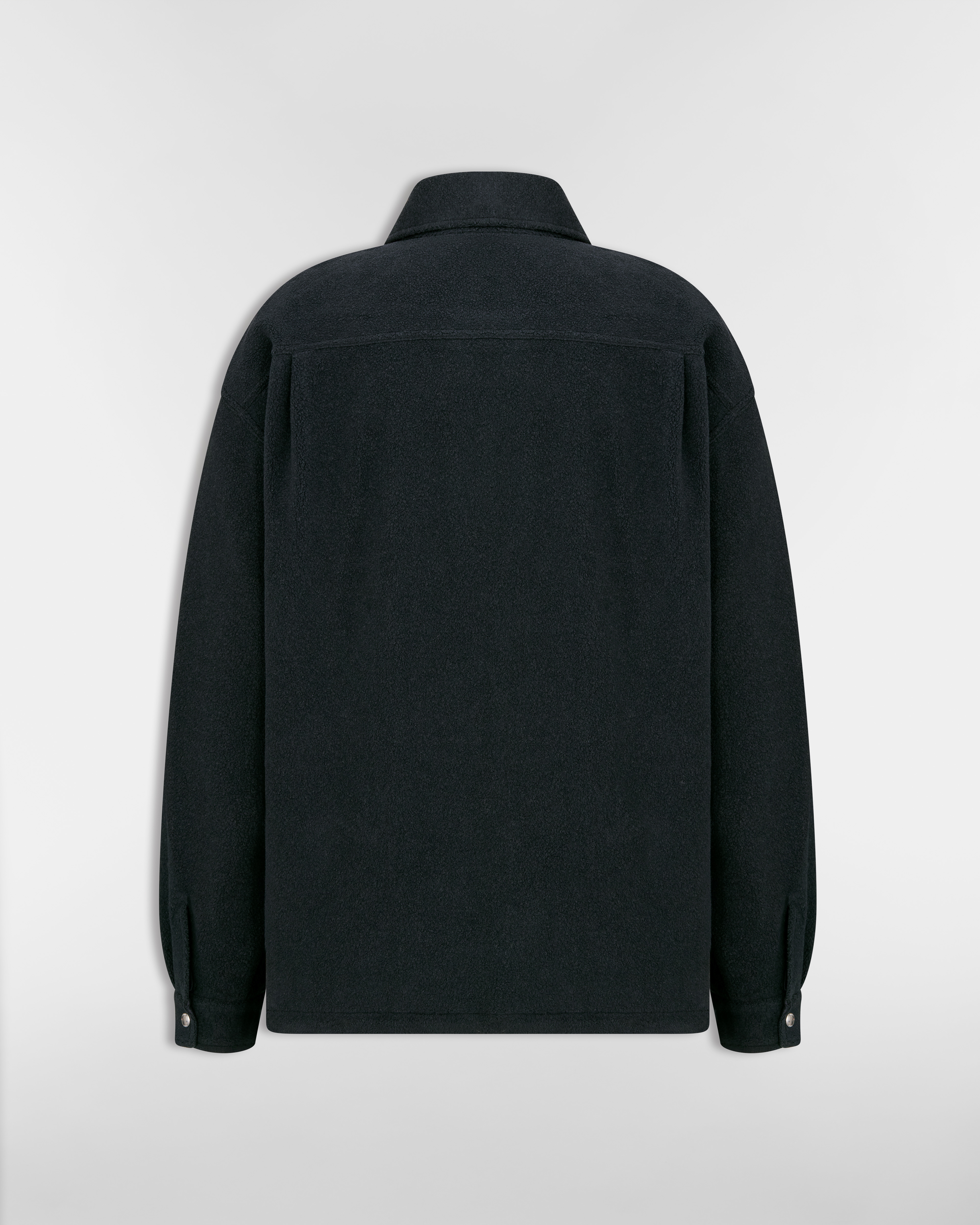 拉链外套衬衫 海军蓝色棉质混纺起绒面料 Christian Dior Couture 标志 E08