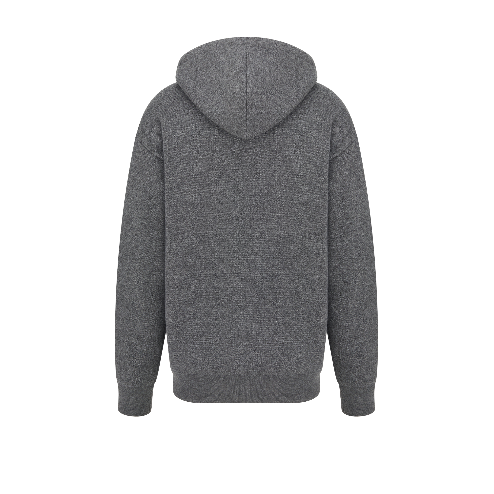 Dior Icons 连帽运动衫 灰色双面山羊绒面料 E08