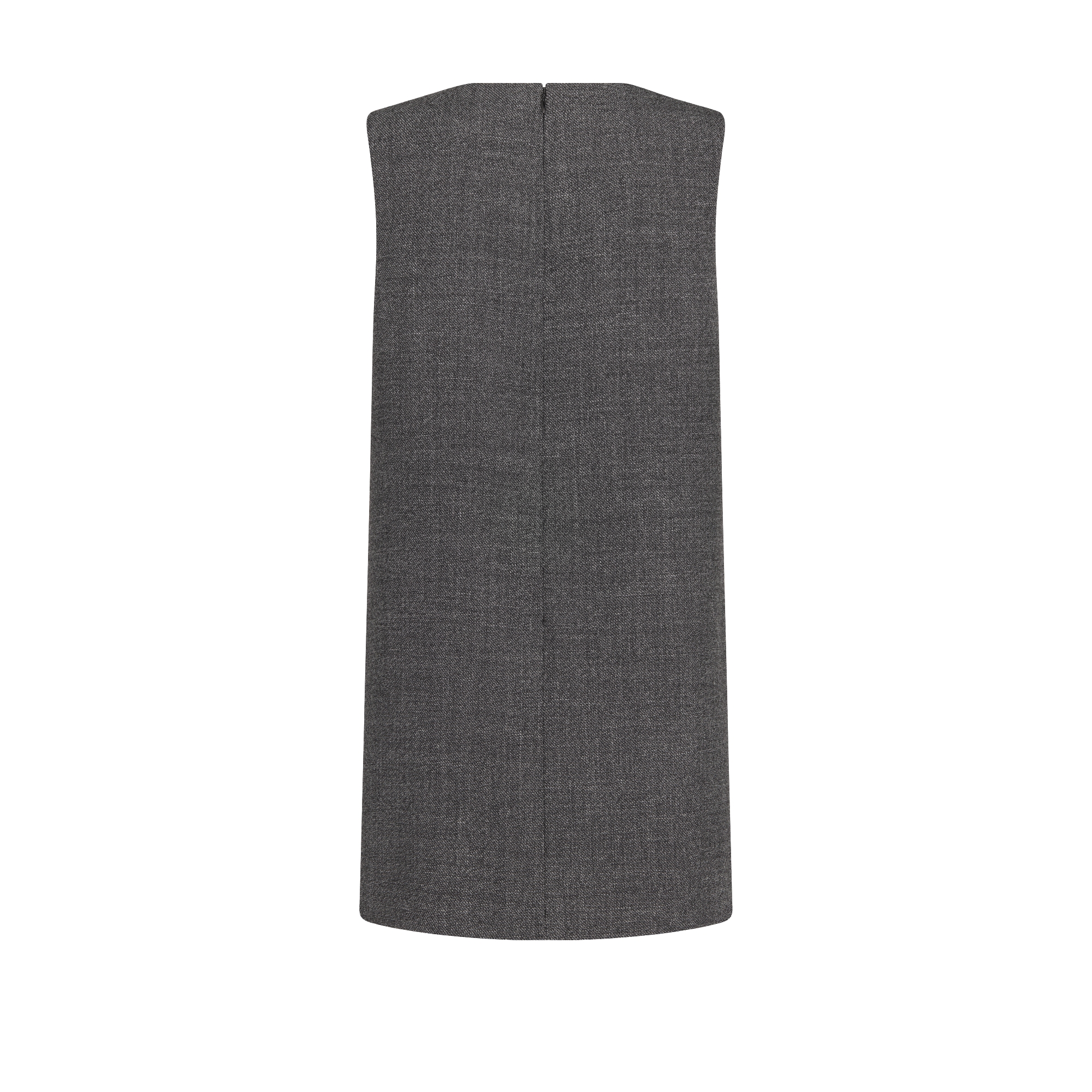 短款连衣裙 灰色绵羊毛面料 Dior Graphique 图案 E08