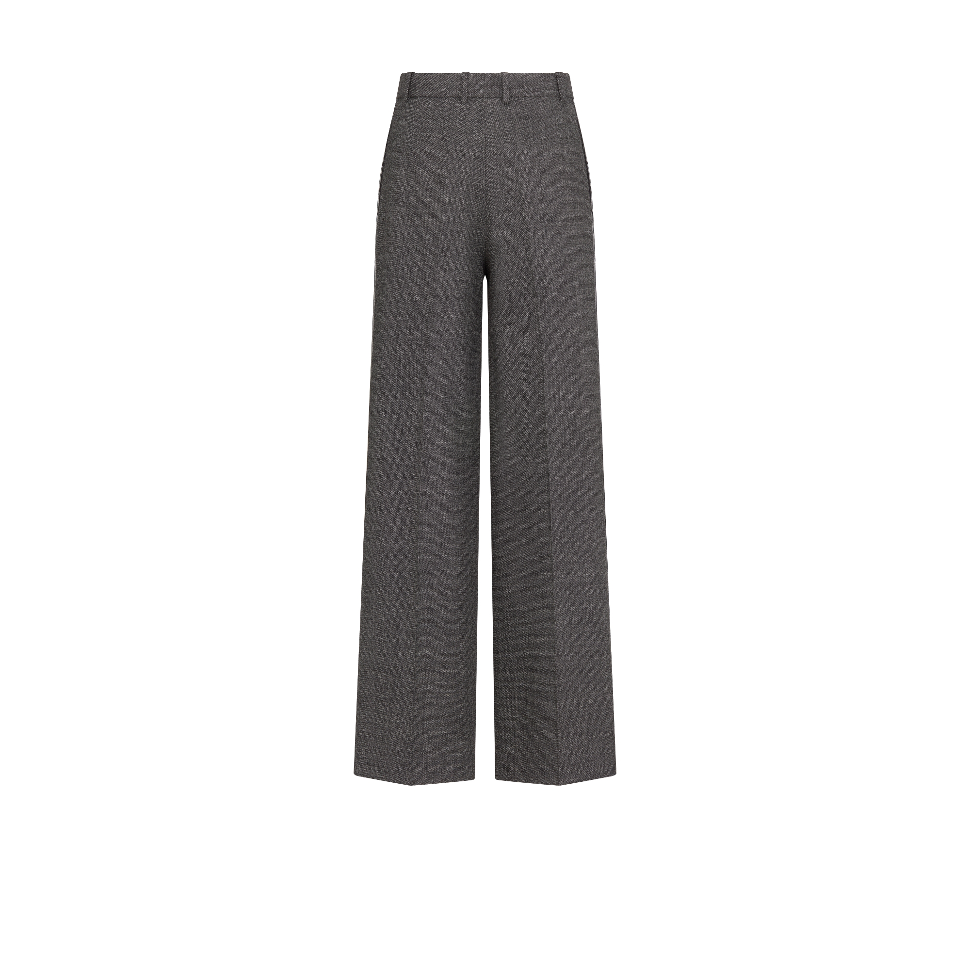 长裤 灰色轻盈绵羊毛面料 Dior Graphique 图案 E08