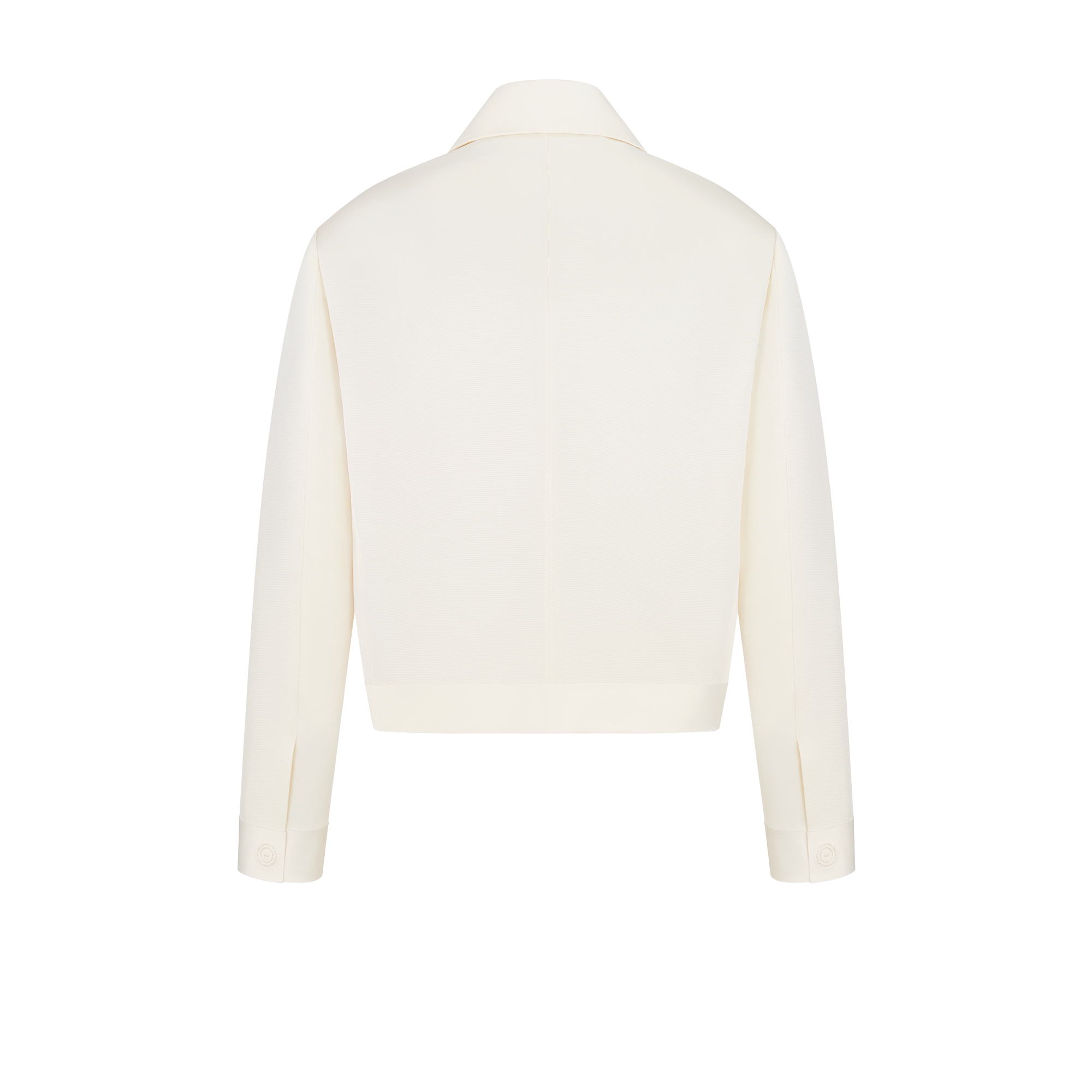 单西 米白色罗缎锦搭配宽角领 E08