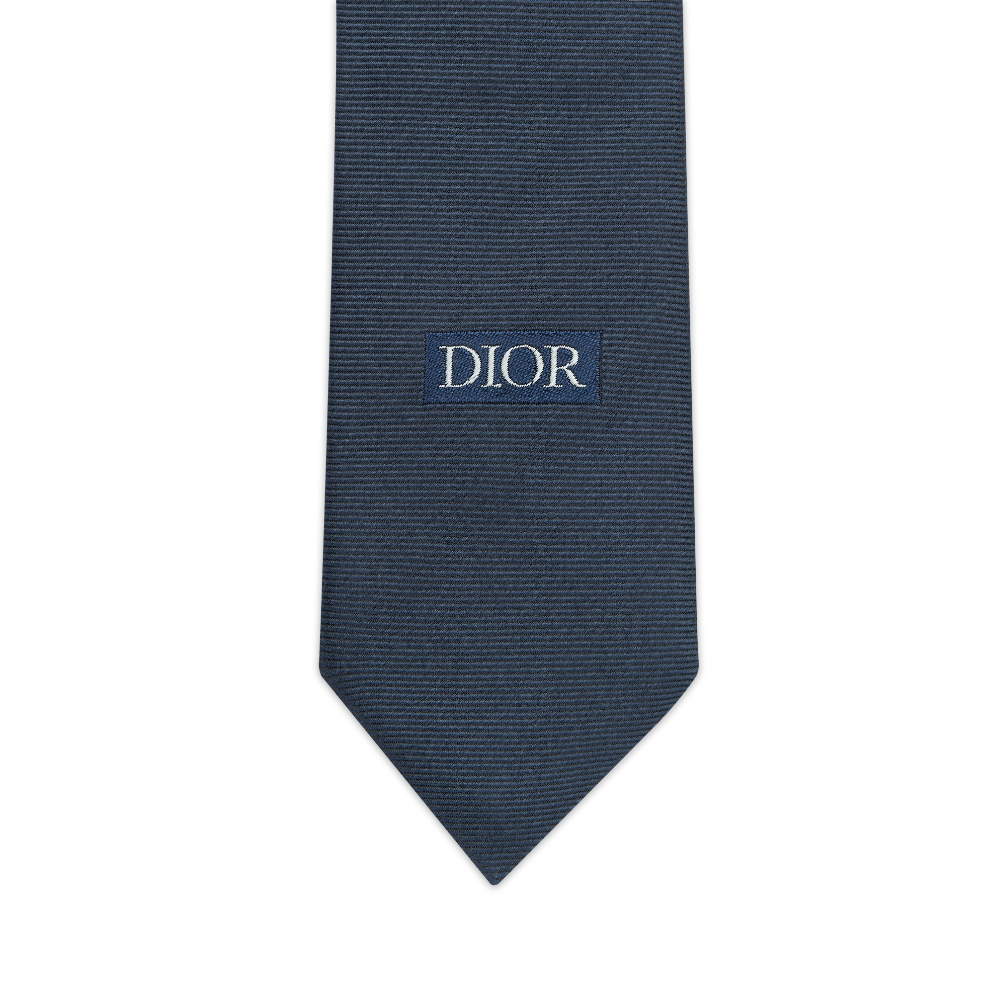 领带 海军蓝色桑蚕丝面料迪奥之爱标志 E09