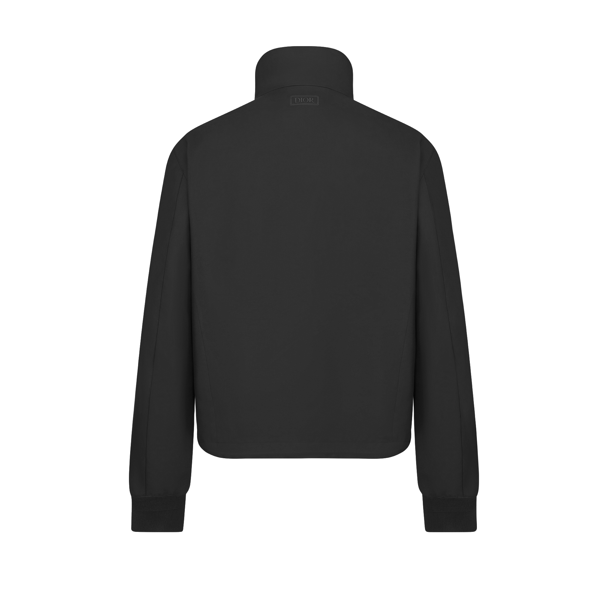 Dior Icons 短夹克 黑色桑蚕丝和棉质混纺斜纹面料 E08