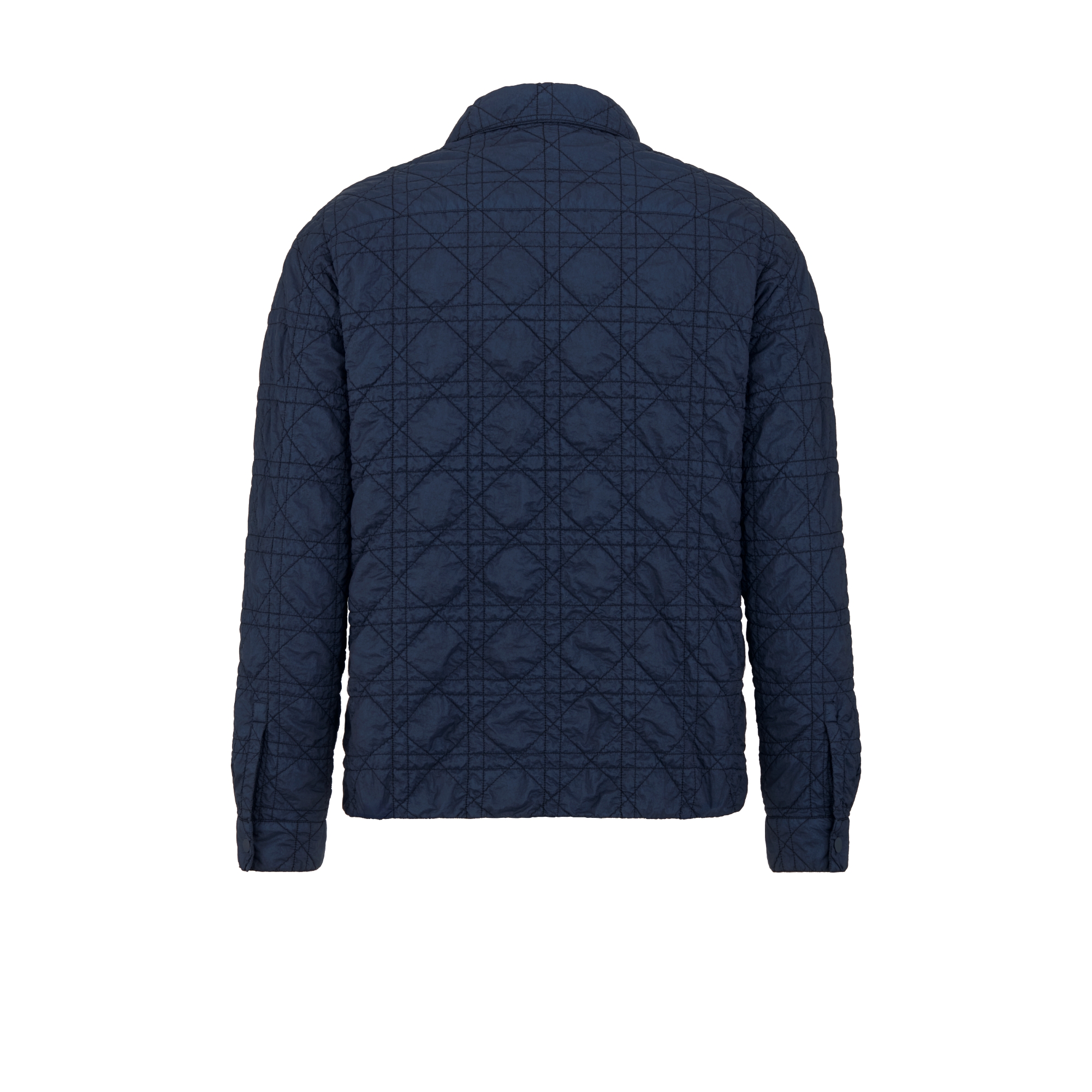 外套衬衫 深蓝色科技面料 Christian Dior Couture 铃兰刺绣 E08