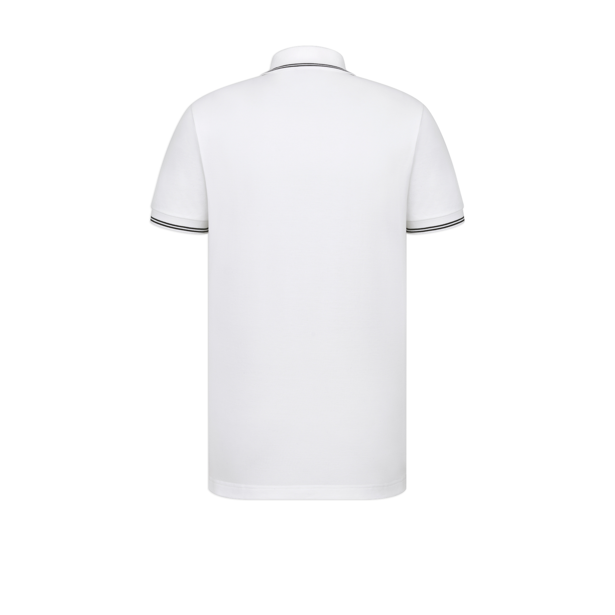 Polo 衫 白色棉质珠地布 CD Icon 标志 E08