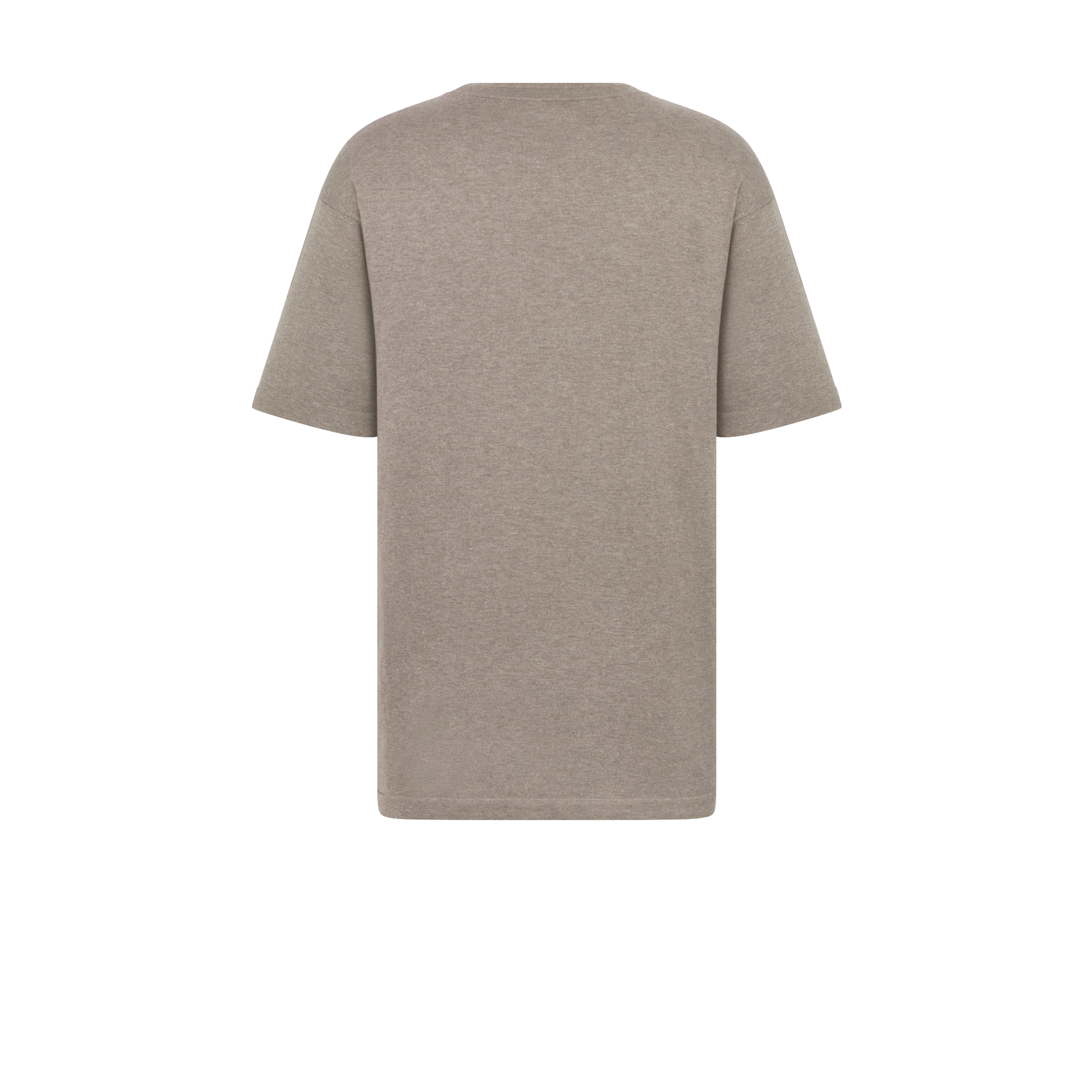 Dior Icons T 恤 米色棉质混纺平纹针织面料 E08