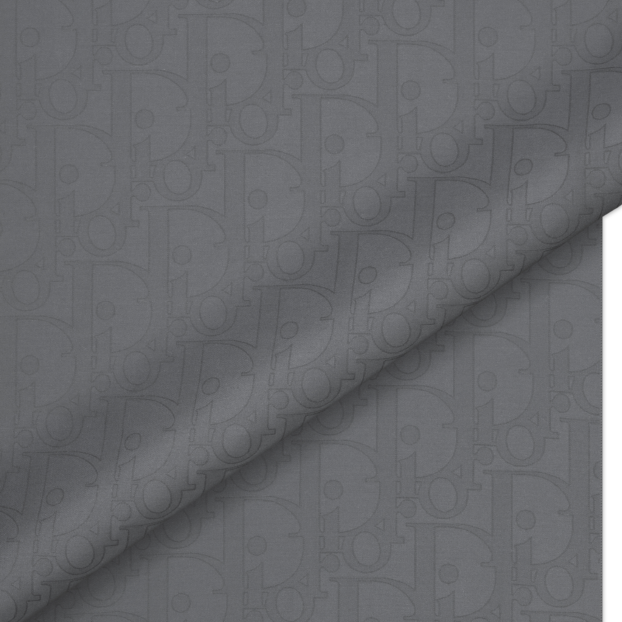 Dior 印花披肩 煤灰色棉质混纺面料 Dior Gravity 图案 E09