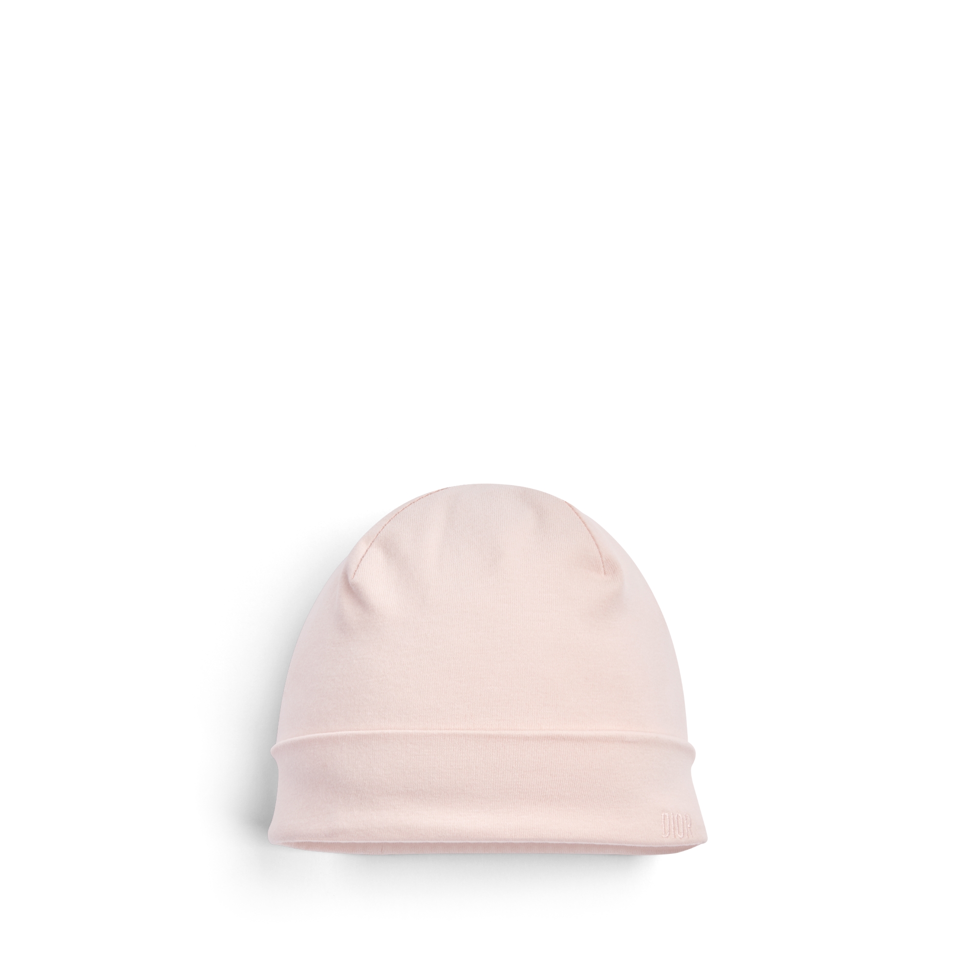 新生儿礼品套装 淡粉色棉质混纺平纹针织和薄纱面料藤格纹 E05