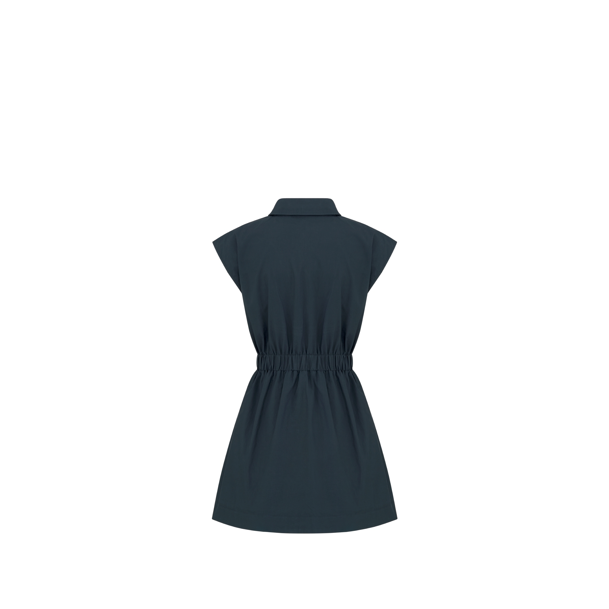 儿童喇叭形连衣裙 黑色棉质面料 E08