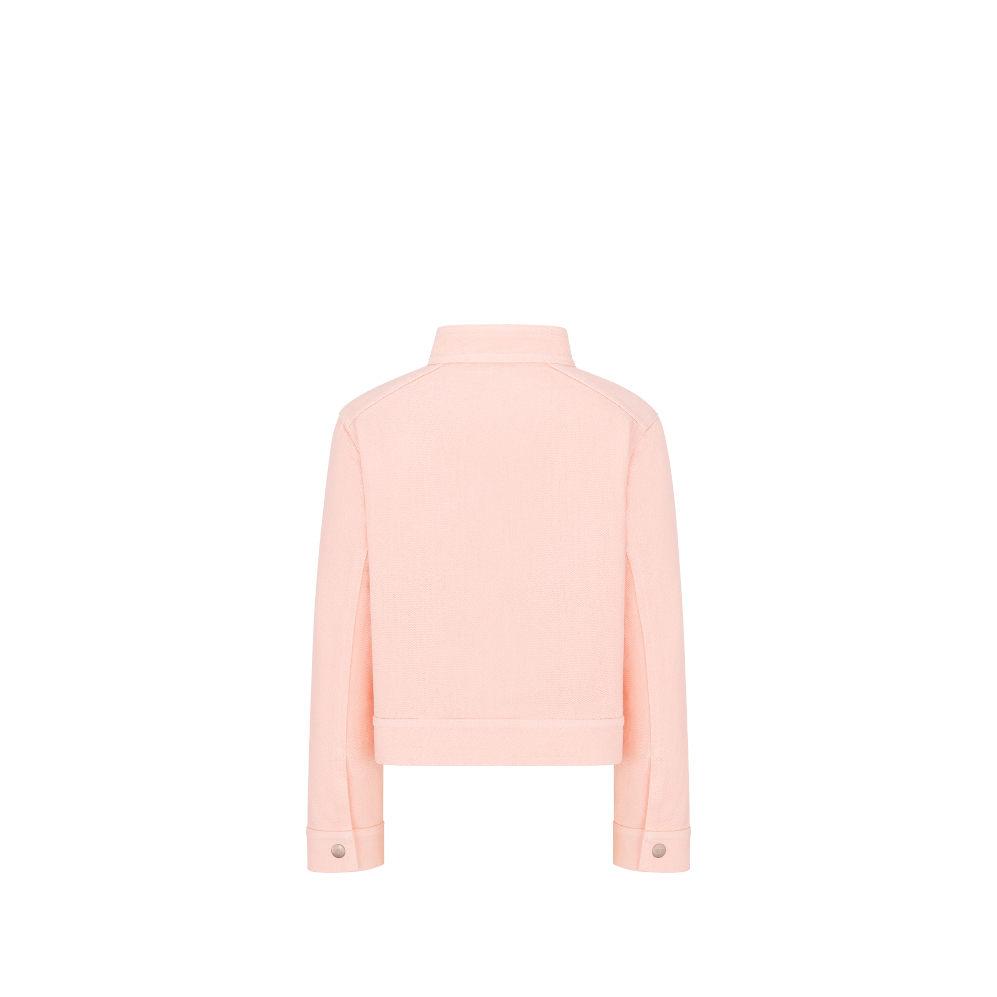 儿童夹克 淡粉色石洗效果棉质华达呢 E08