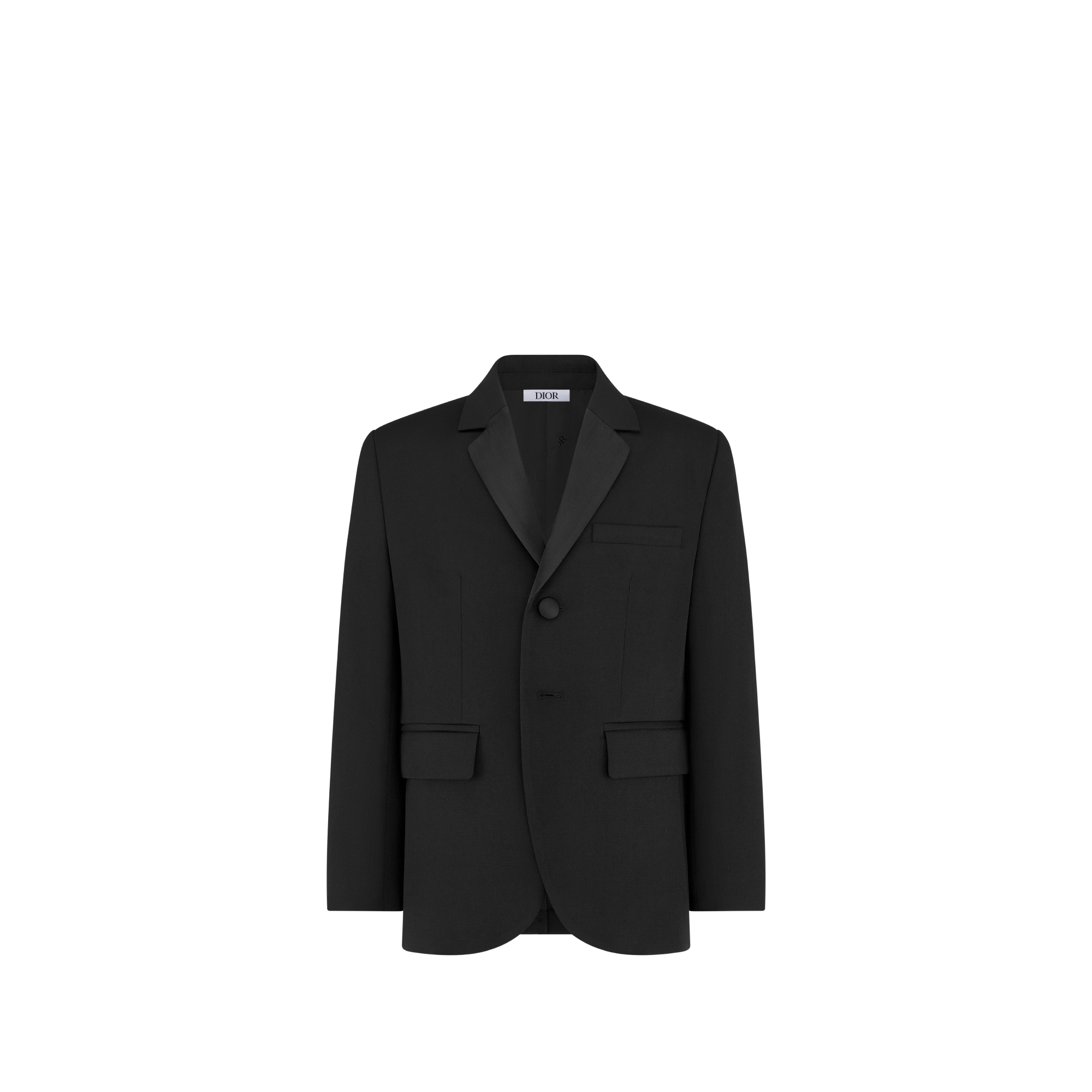 儿童西装外套 黑色绵羊毛面料 E01