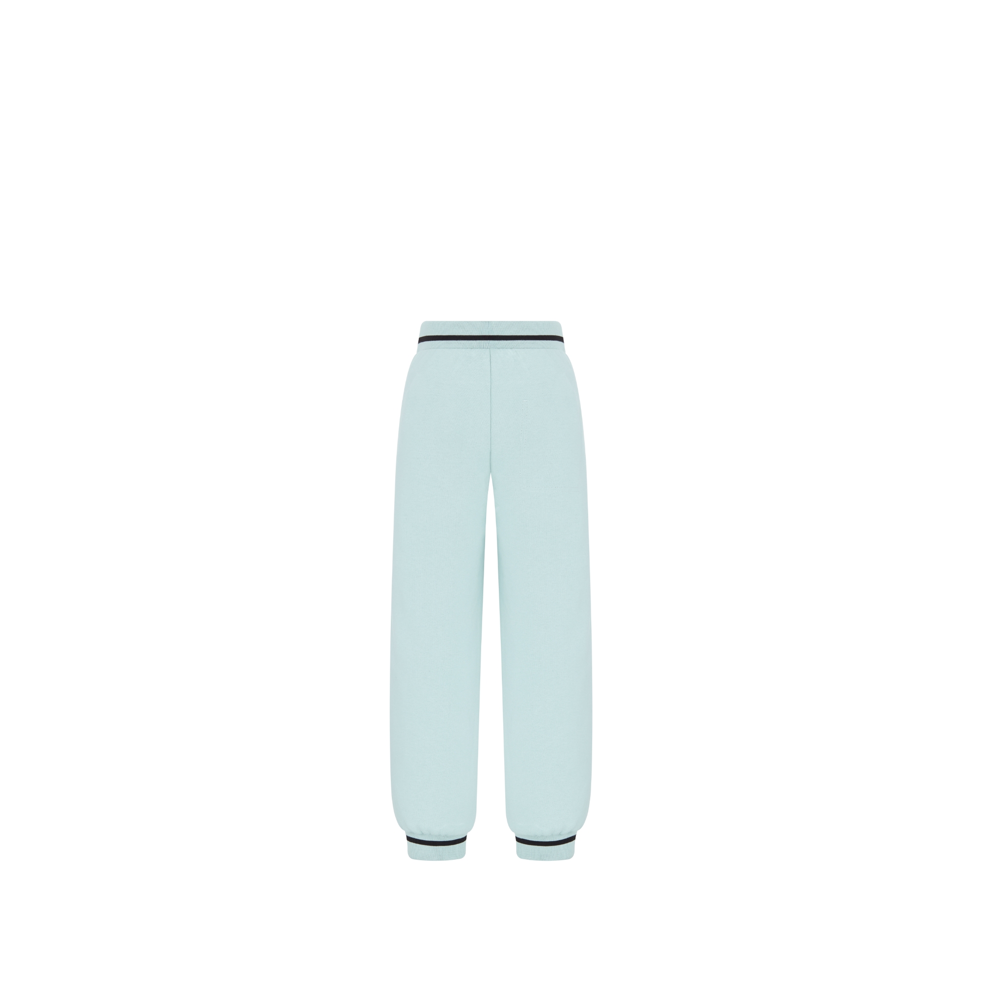 儿童运动长裤 水蓝色棉质起绒面料 E08