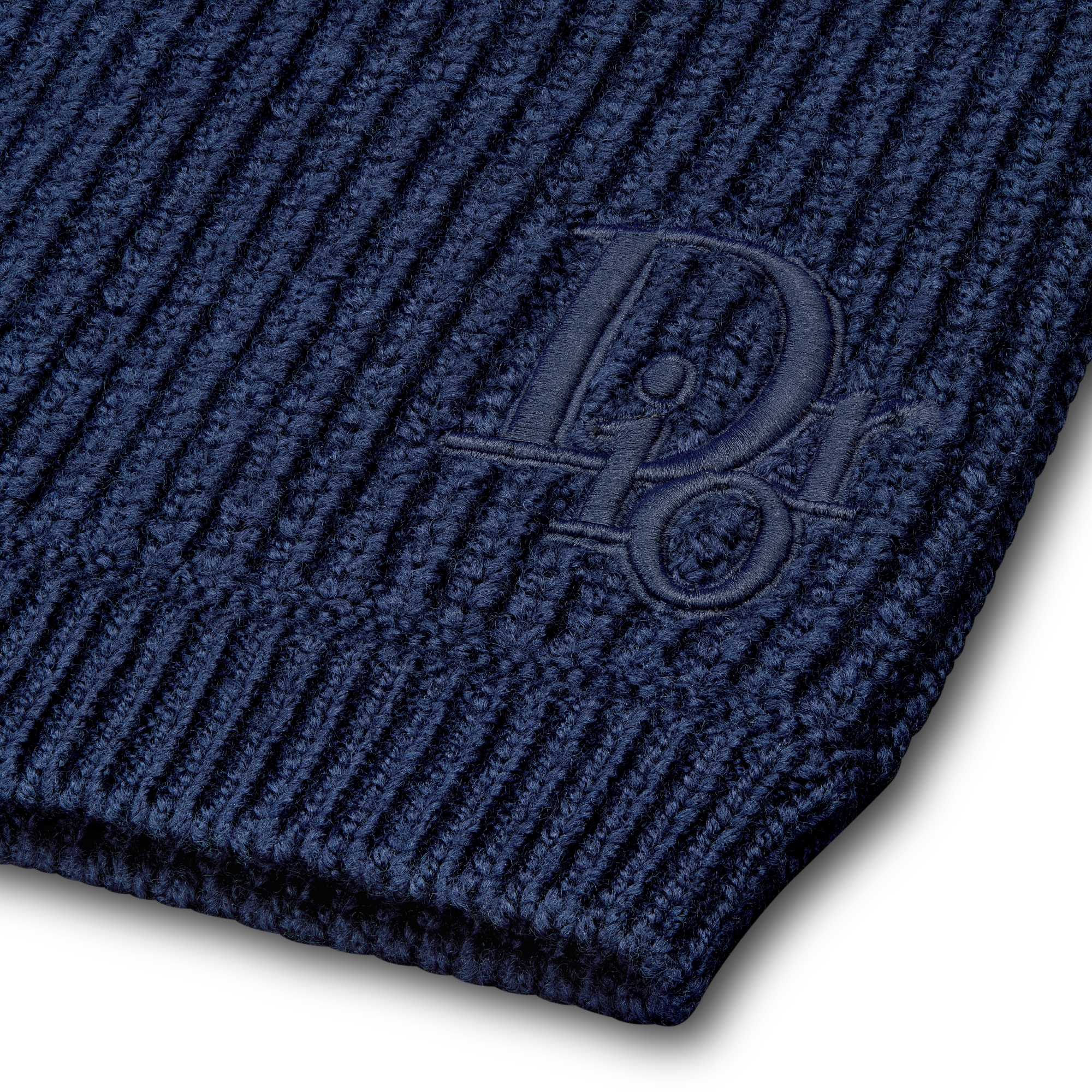 儿童围脖 海军蓝色绵羊毛混纺针织面料 E09