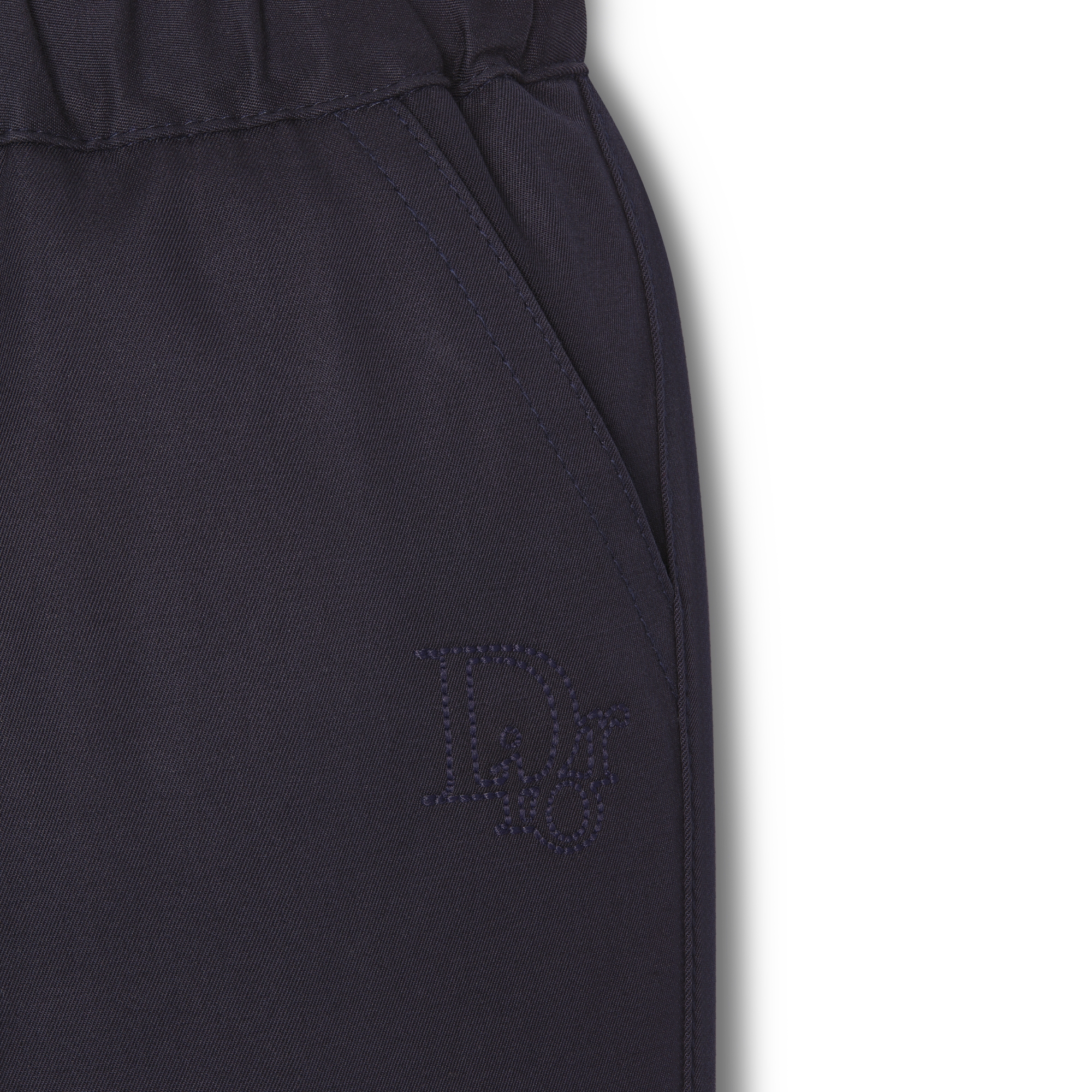 婴幼儿长裤 海军蓝色棉质华达呢 E09