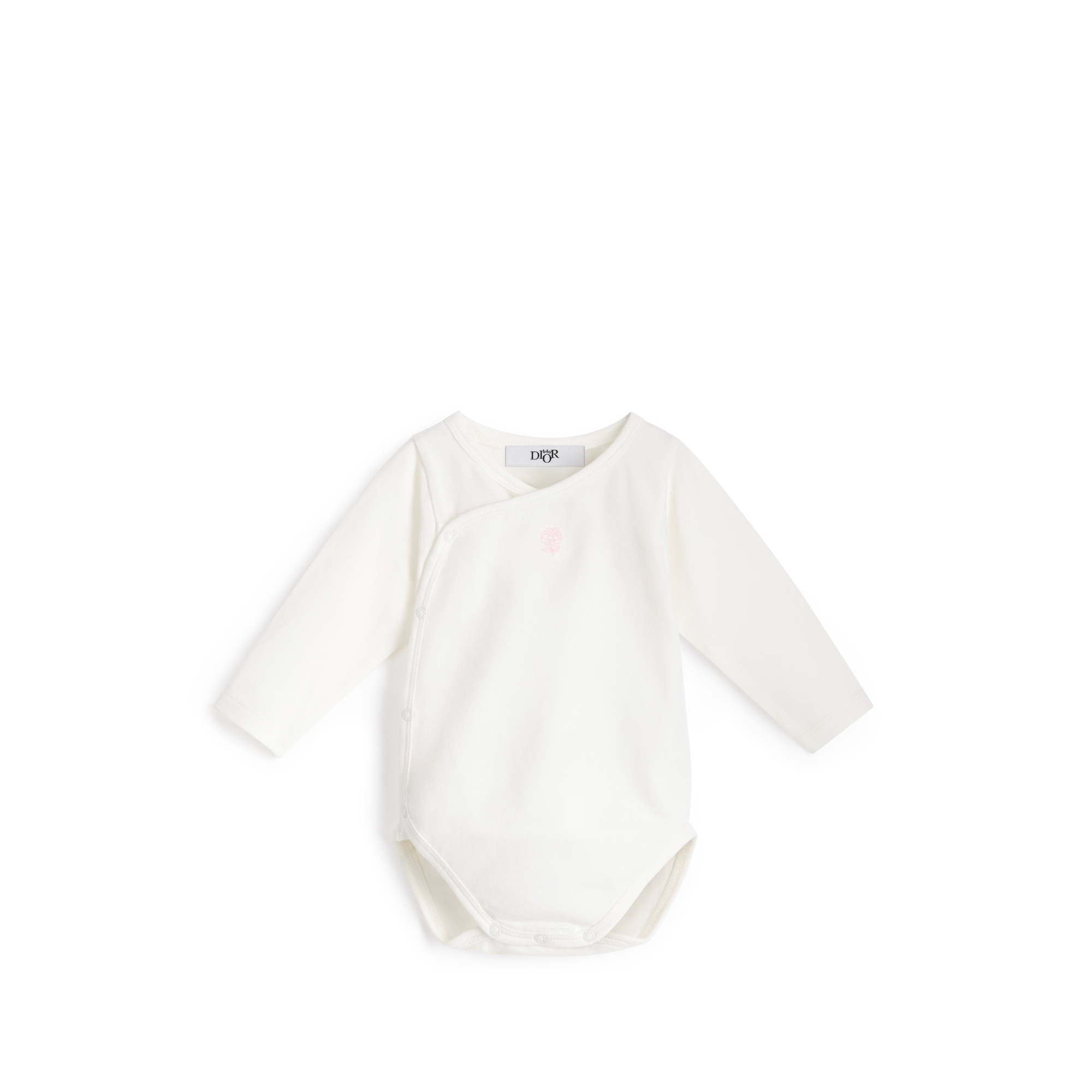 长袖连体衣套装 象牙色棉质混纺平纹针织面料 E04