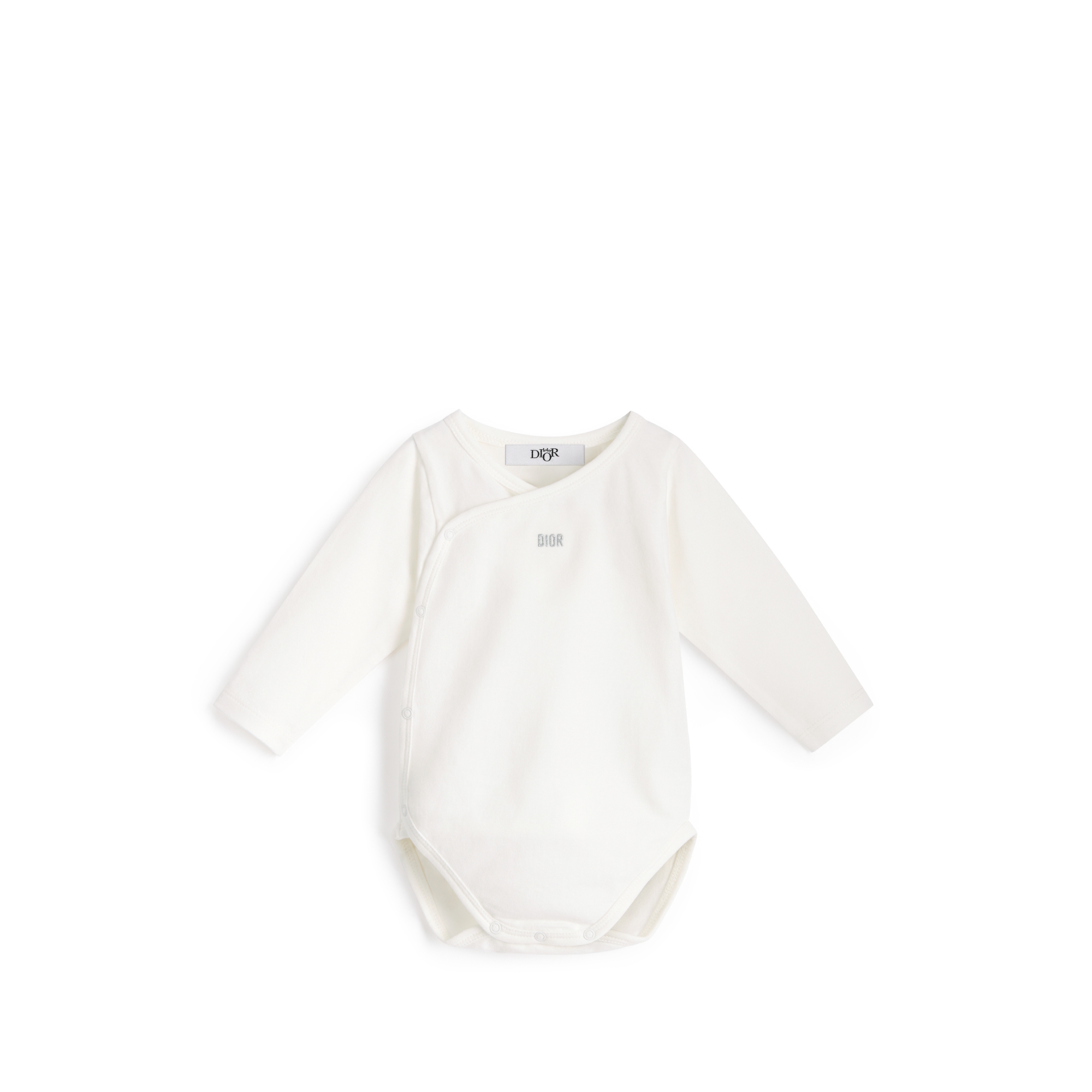 长袖连体衣套装 象牙色棉质混纺平纹针织面料 E07