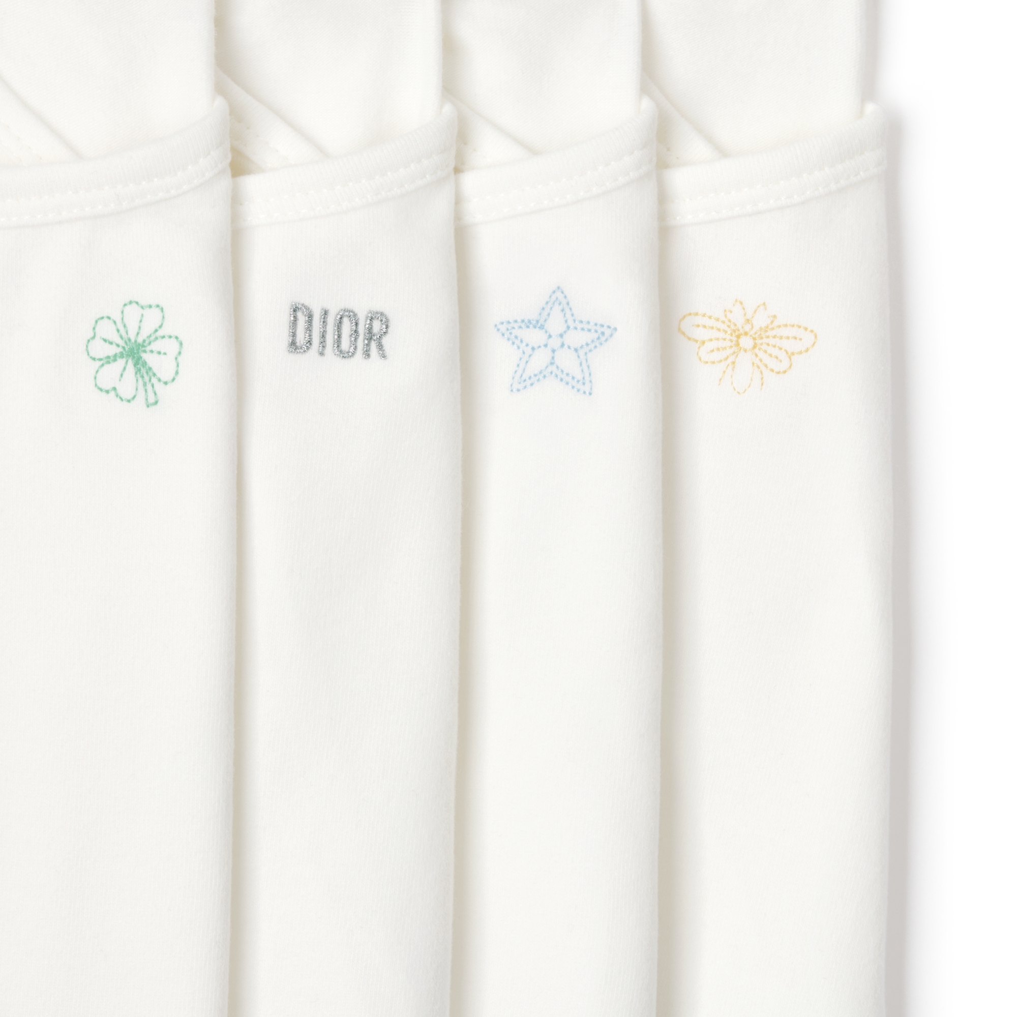 长袖连体衣套装 象牙色棉质混纺平纹针织面料 E10