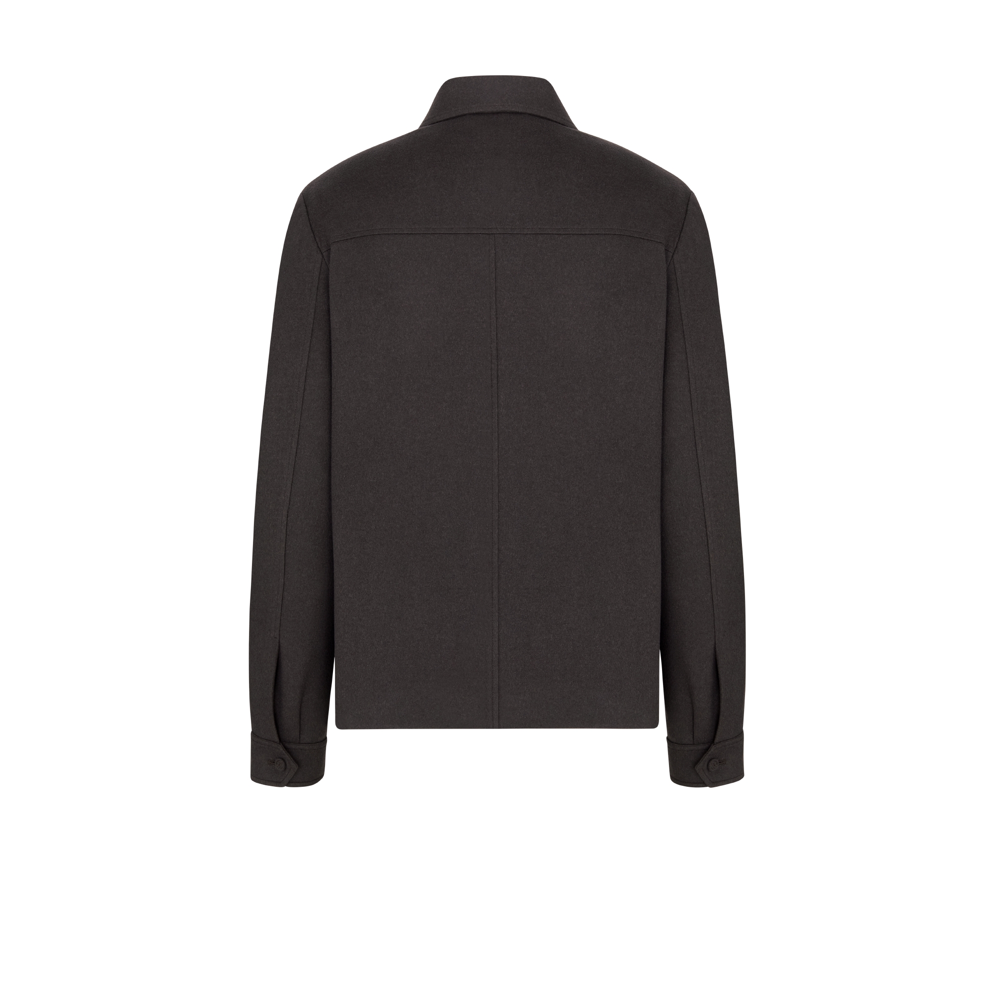 Dior Icons 猎装风格夹克 棕色山羊绒混纺面料 E08