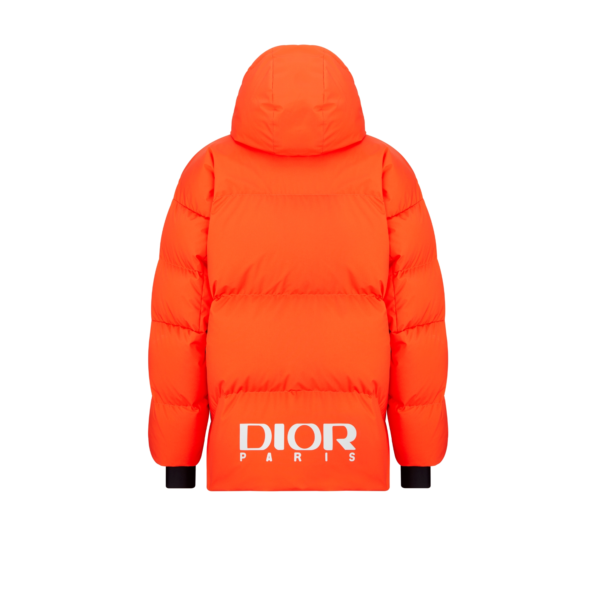 连帽羽绒夹克 橙色科技面料 DIOR AND DESCENTE 图案 E08