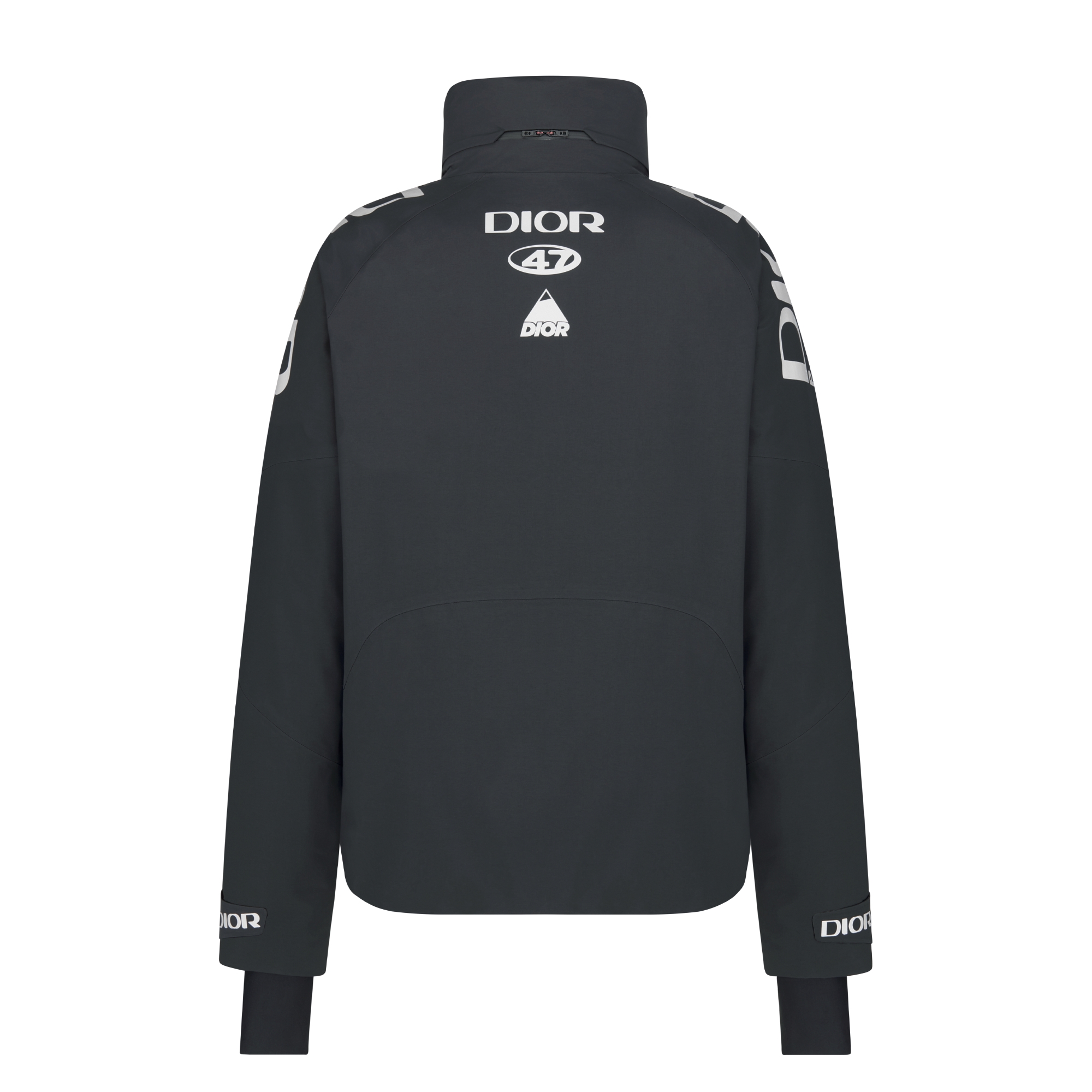 滑雪派克大衣 黑色科技面料 DIOR AND DESCENTE 图案 E08