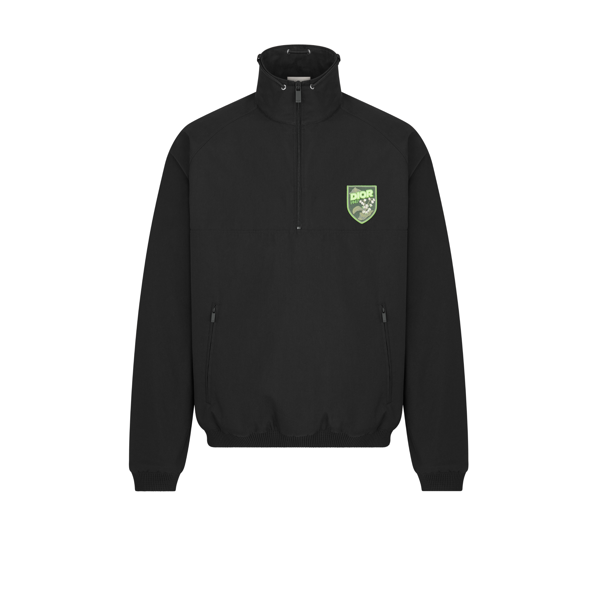 Dior Mountain 套头外套衬衫 黑色棉质混纺斜纹面料 E01