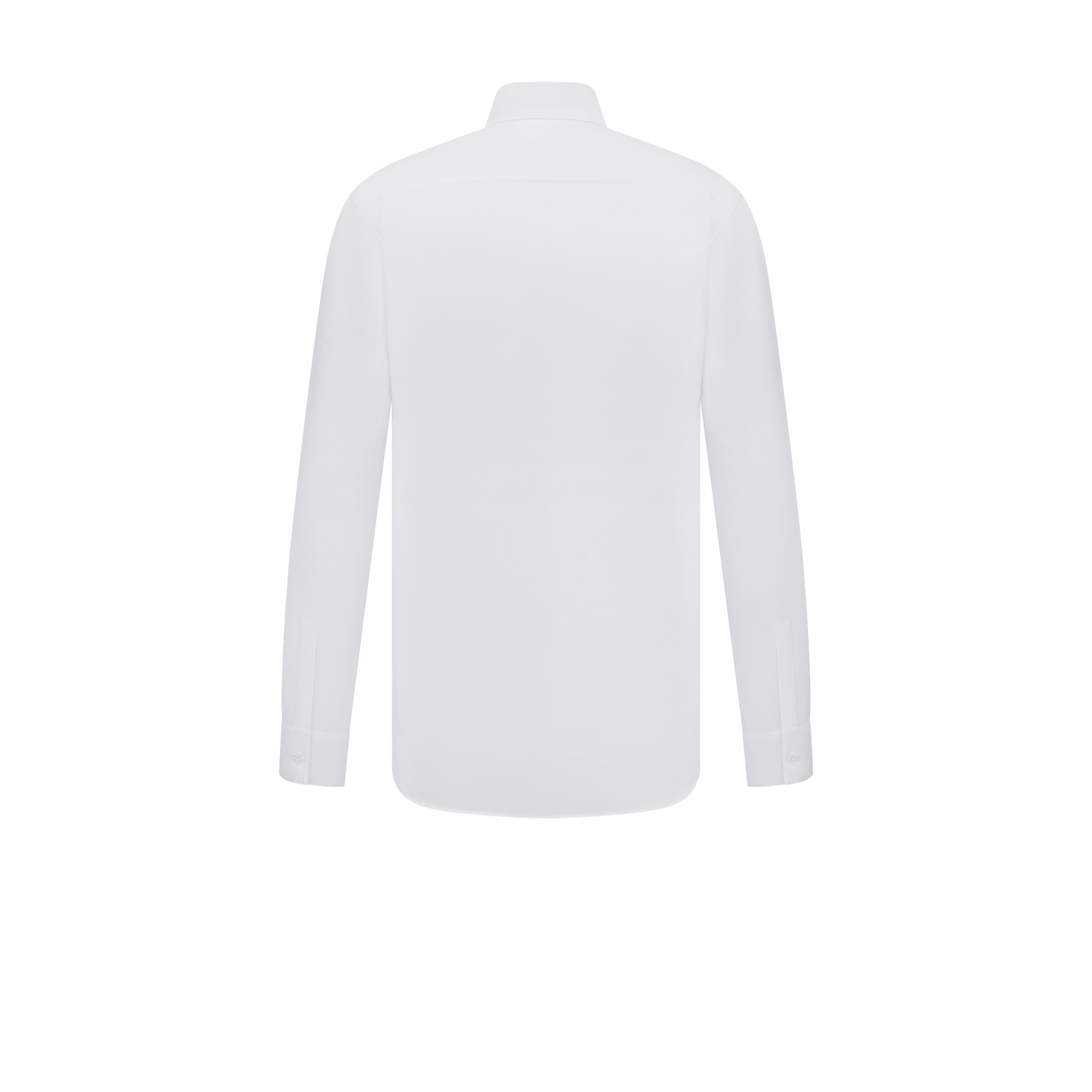 衬衫 白色棉府绸 CD Box 刺绣 E08