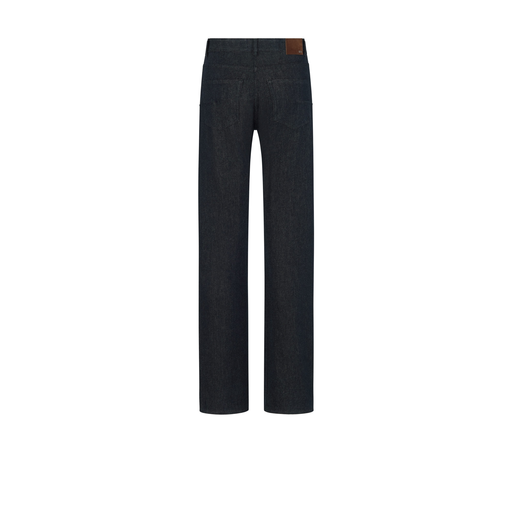 Dior Icons 牛仔裤 海军蓝色棉质混纺斜纹面料 E08