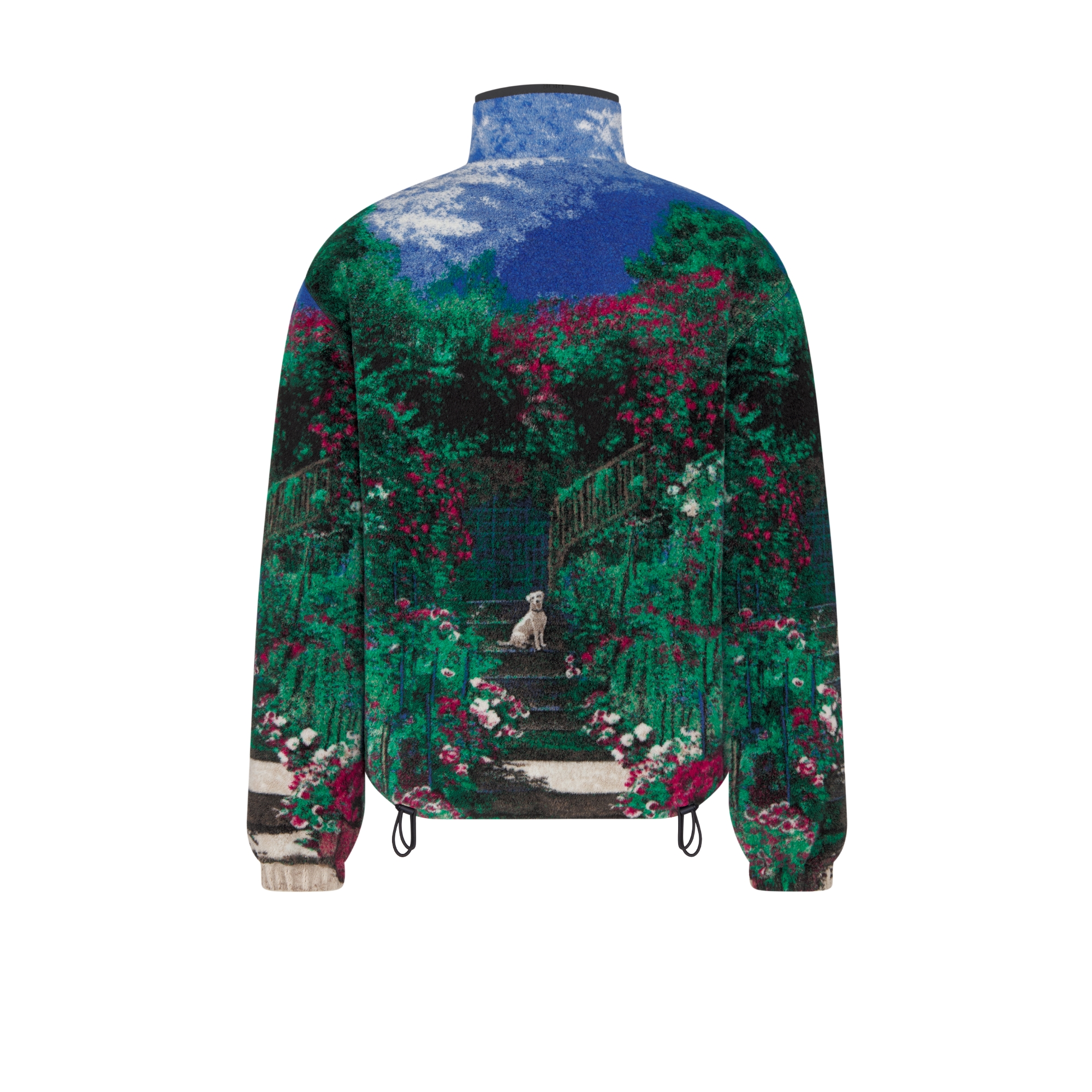 起绒衣 多色绵羊毛混纺起绒面料 Dior Garden 图案 E08