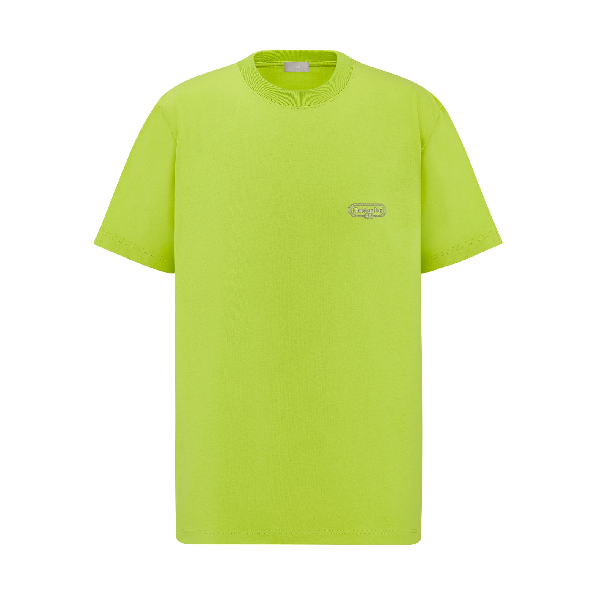  绿色棉质平纹针织面料 CD Box 标志