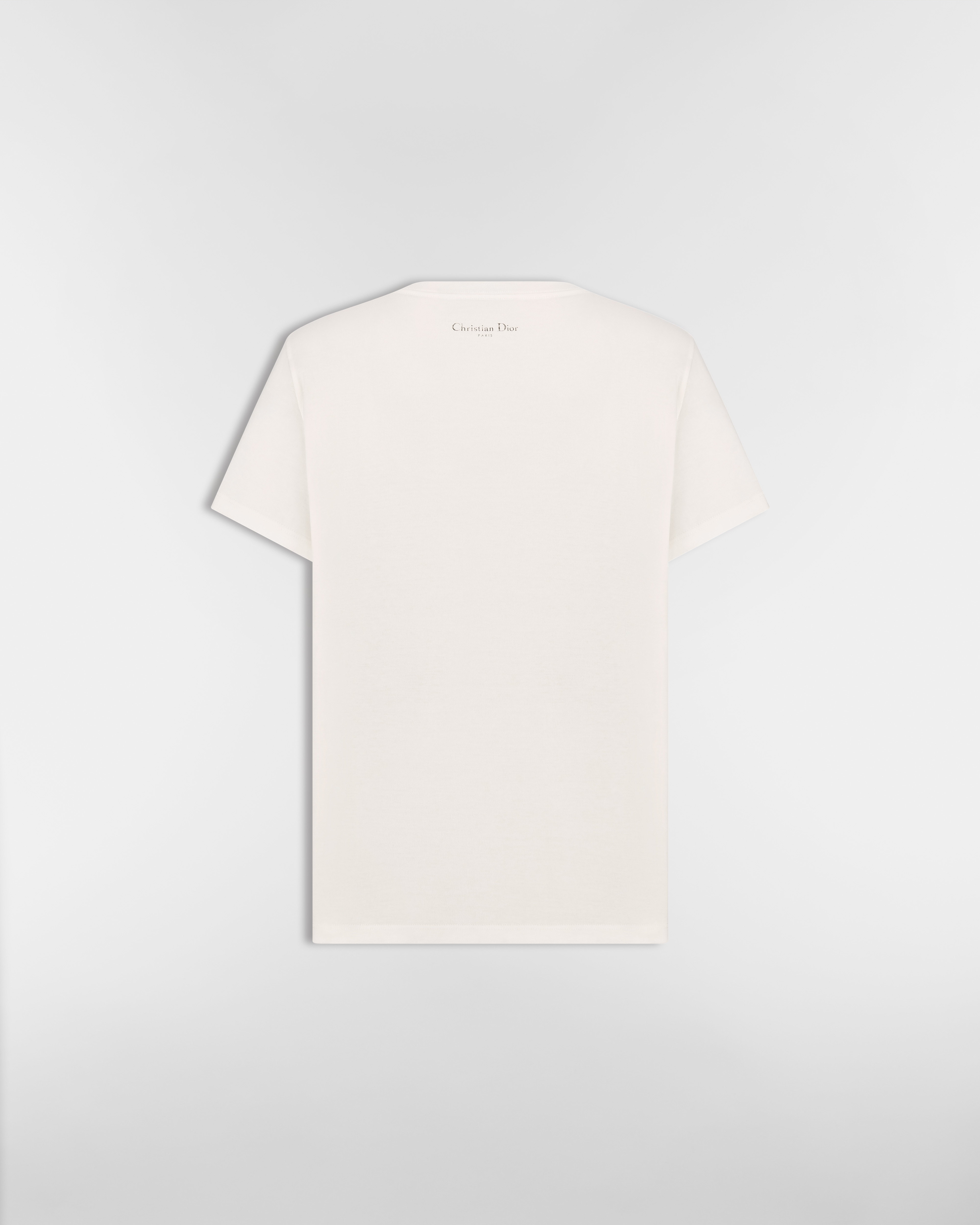 T 恤 白色棉质平纹针织面料多色 Dioresque Stella 图案 E08