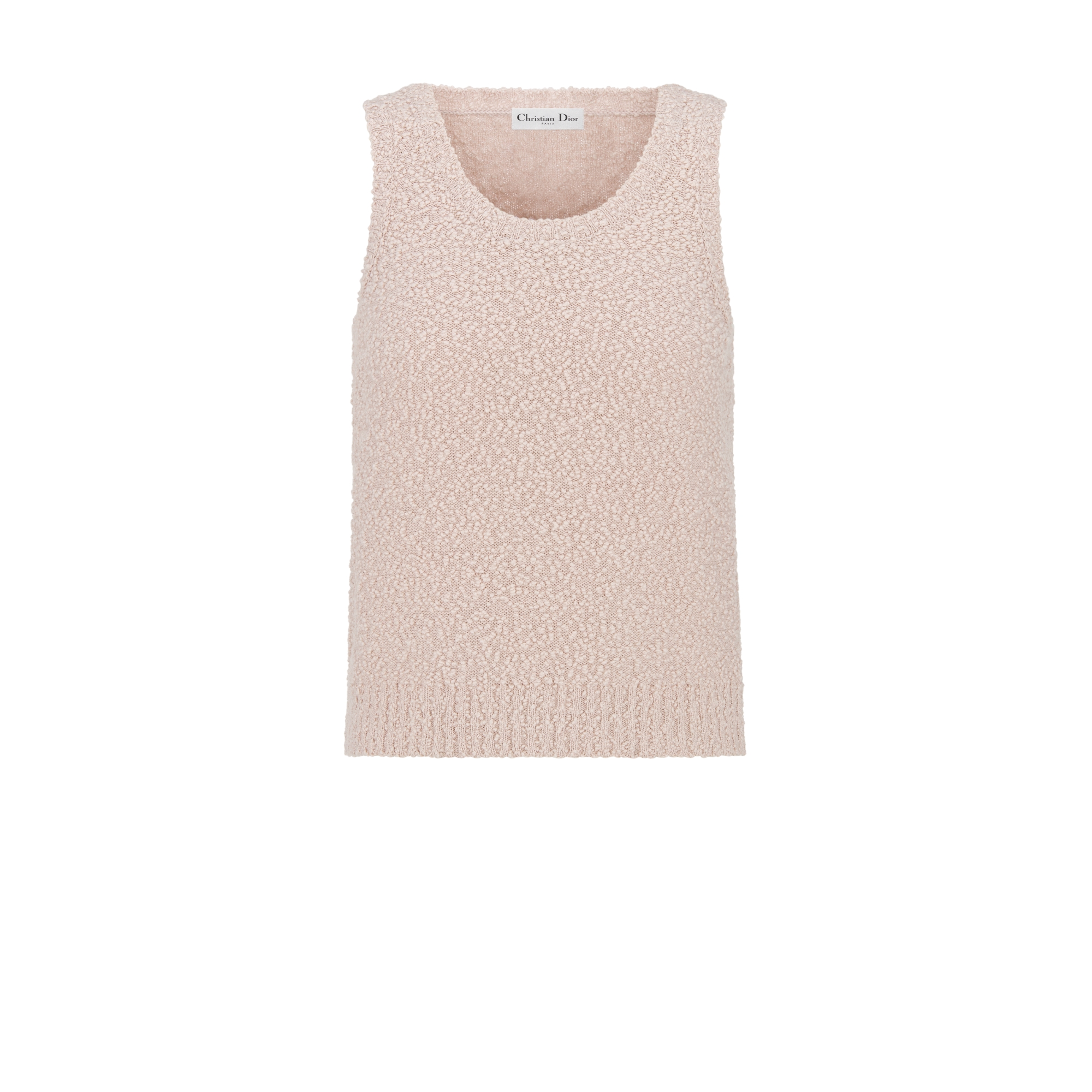 两件套 粉色棉质混纺毛圈花式线针织面料 E10