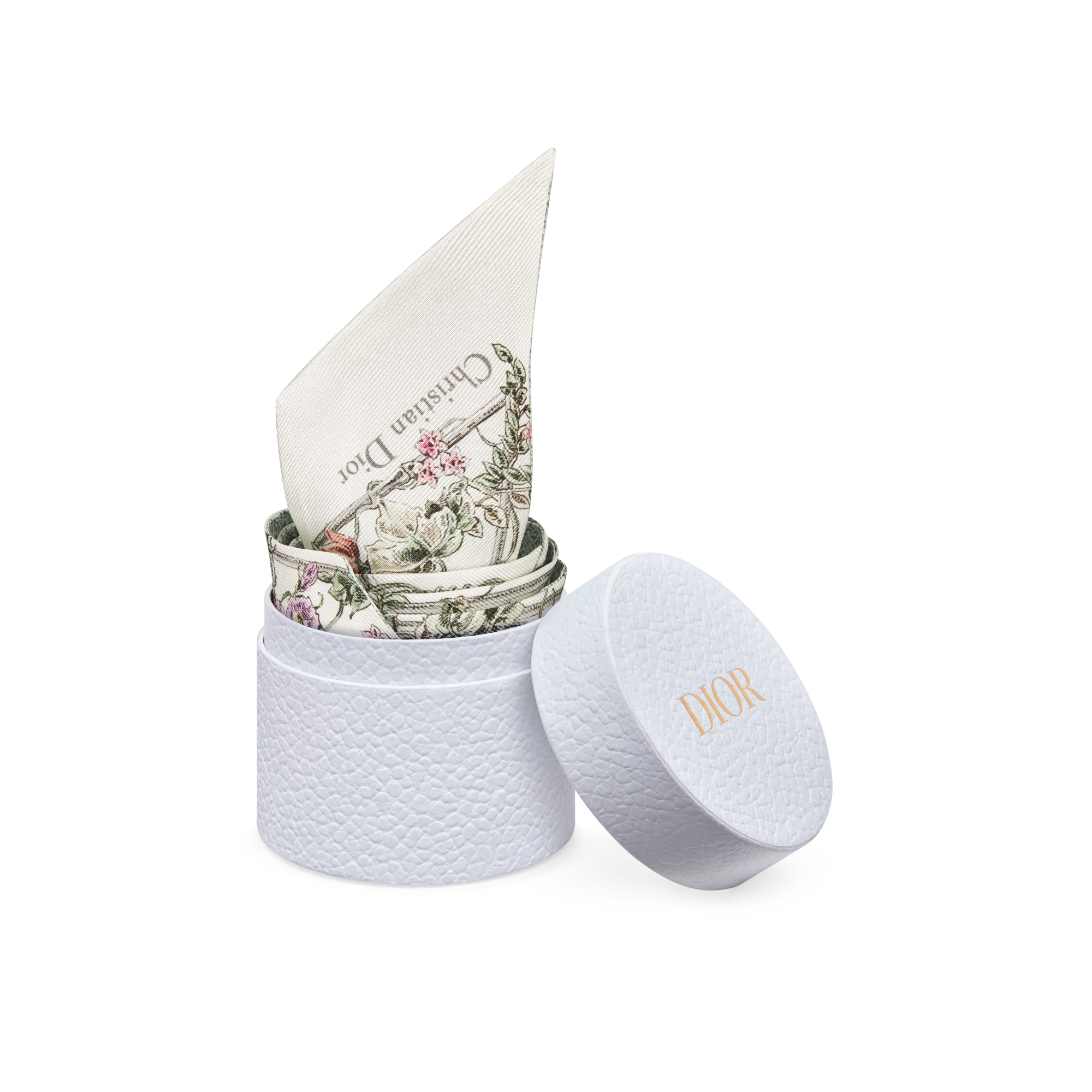 Mitzah 丝巾 多色桑蚕丝斜纹面料 Jardin D-Étoile 图案 E10