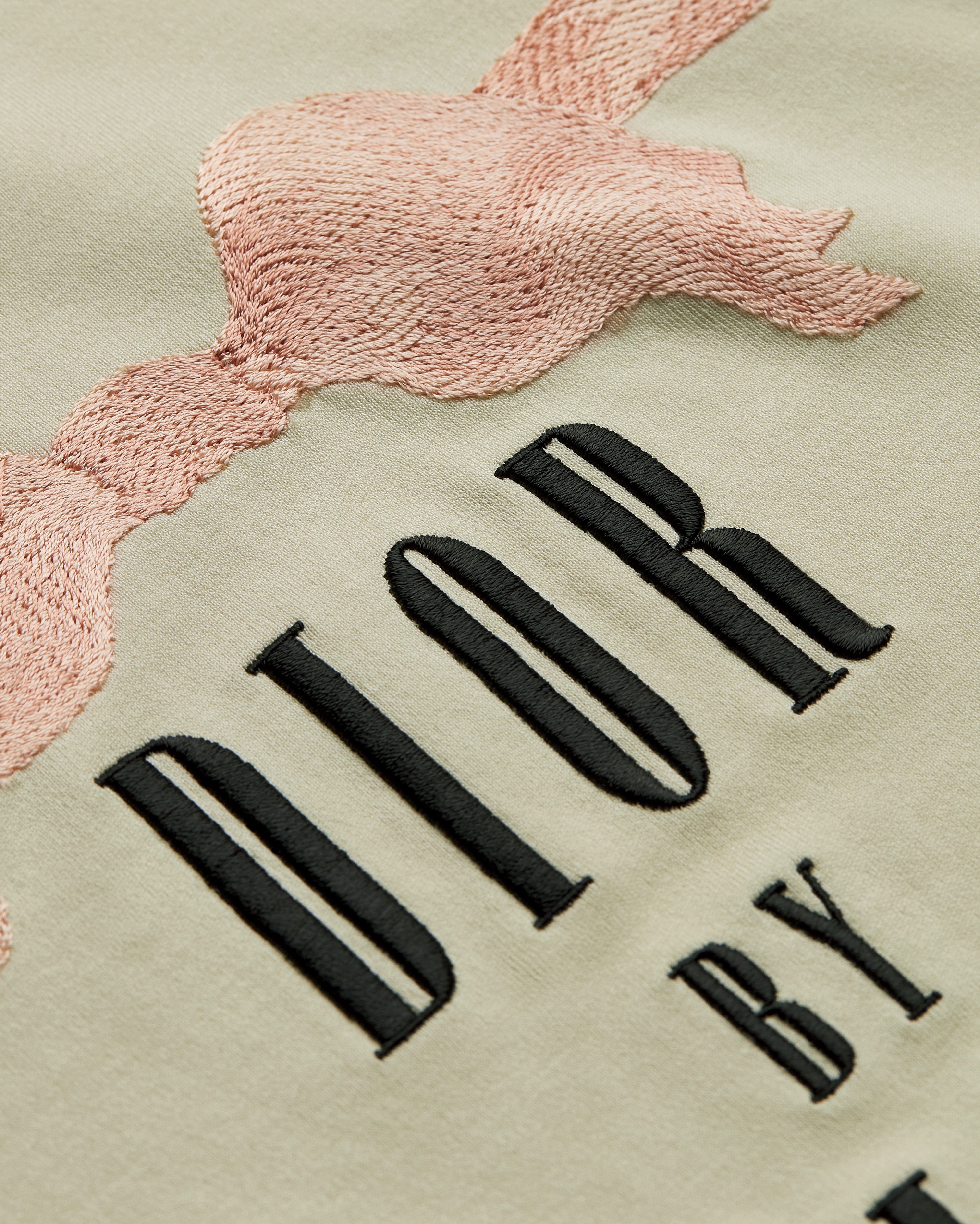 超大版型短款 T 恤 鲜绿色、粉色和黑色棉质平纹针织面料 Book Cover 图案 E09