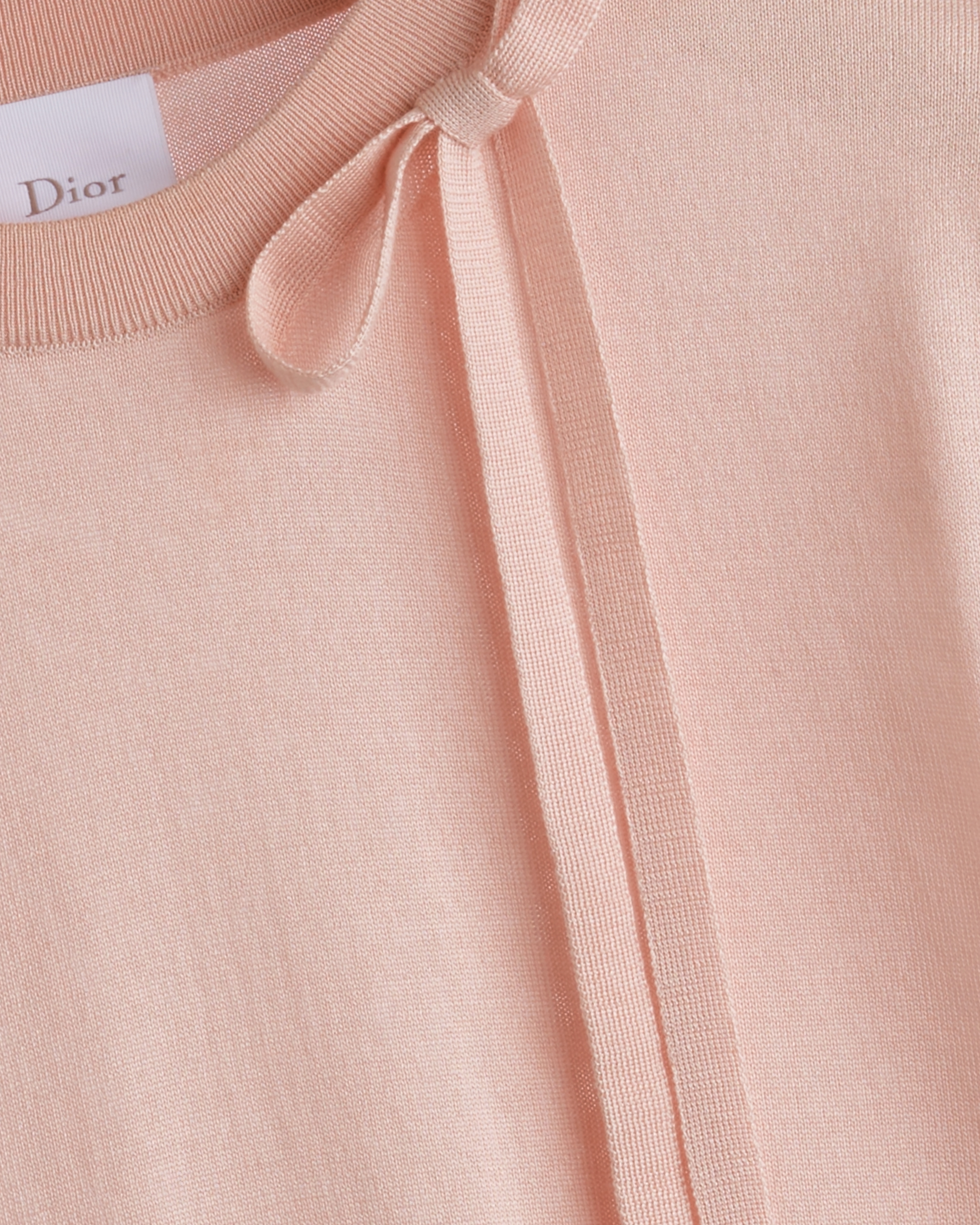 短袖修身针织衫 粉色桑蚕丝针织面料 E09