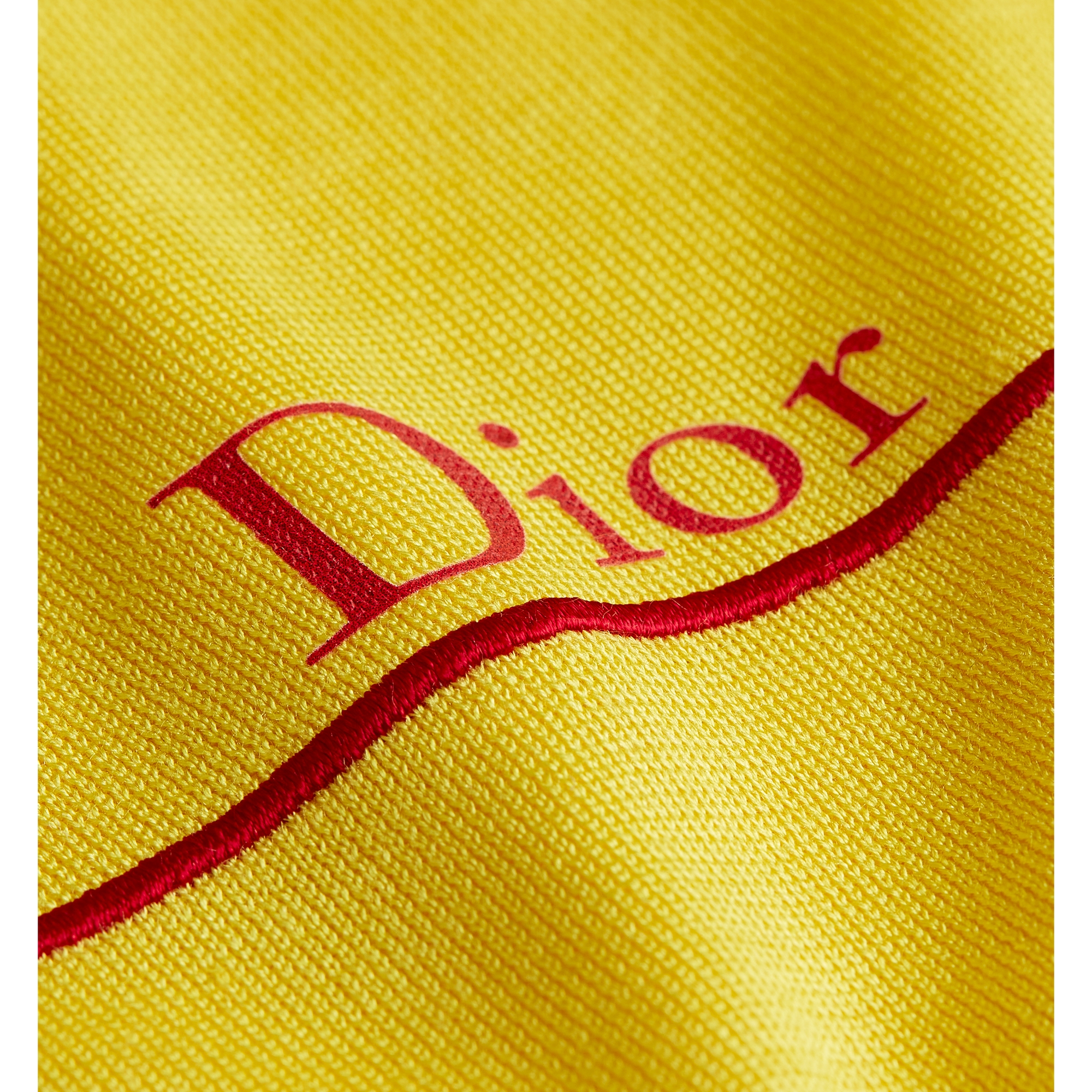 短袖针织衫 黄色和红色桑蚕丝针织面料 Book Cover 图案 E09