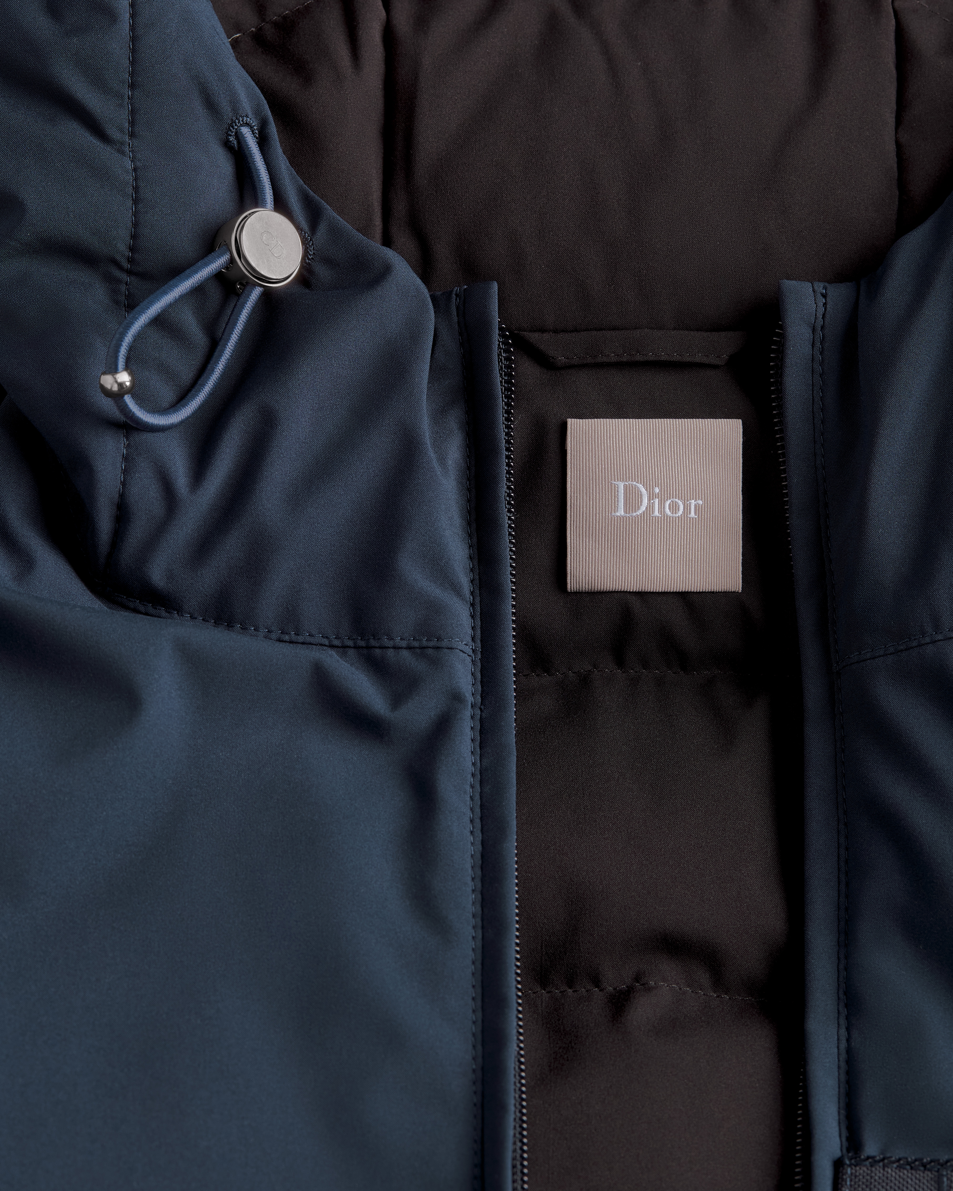 连帽夹克 蓝色科技面料 E10