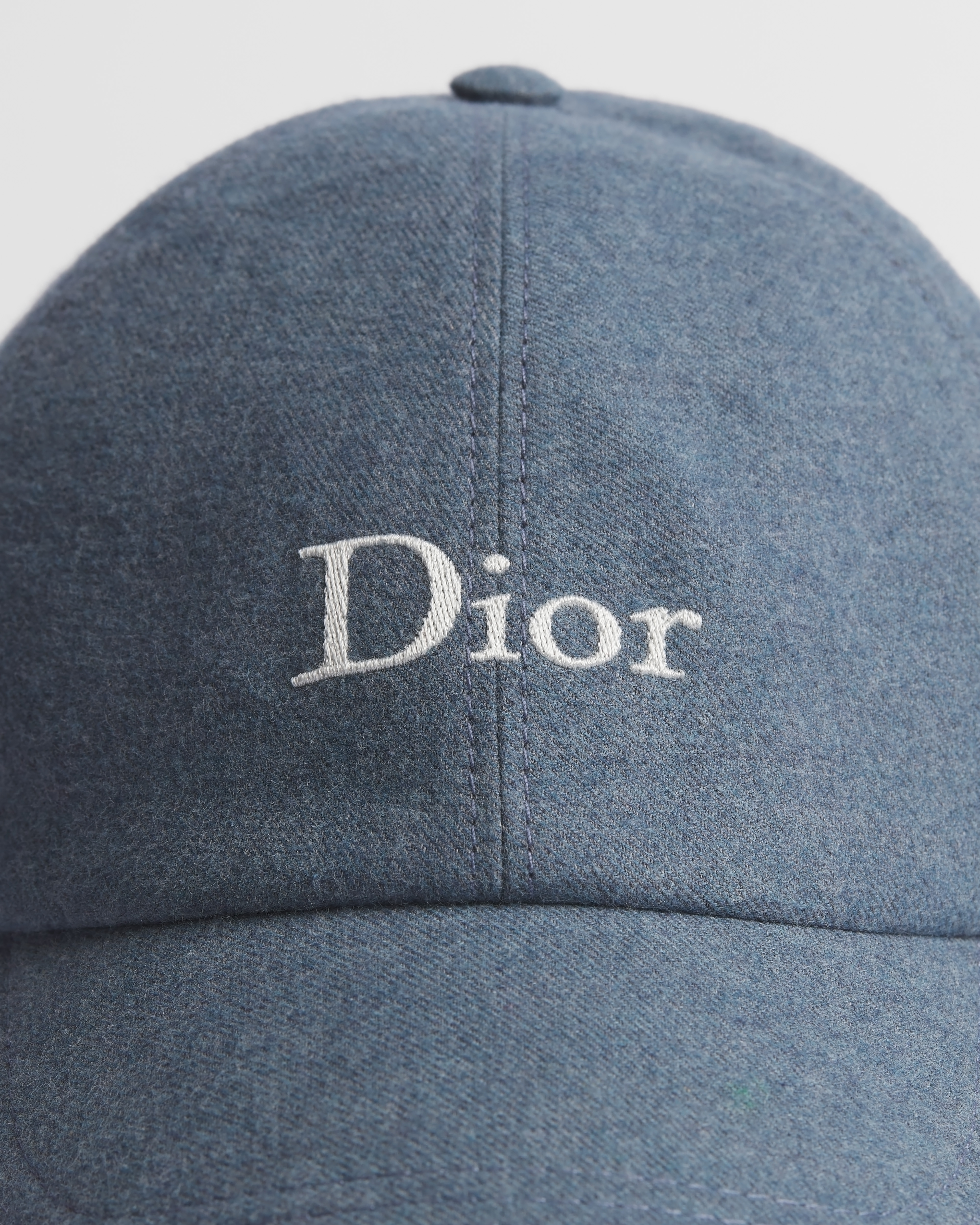 帽子 蓝色石洗棉质法兰绒 E09