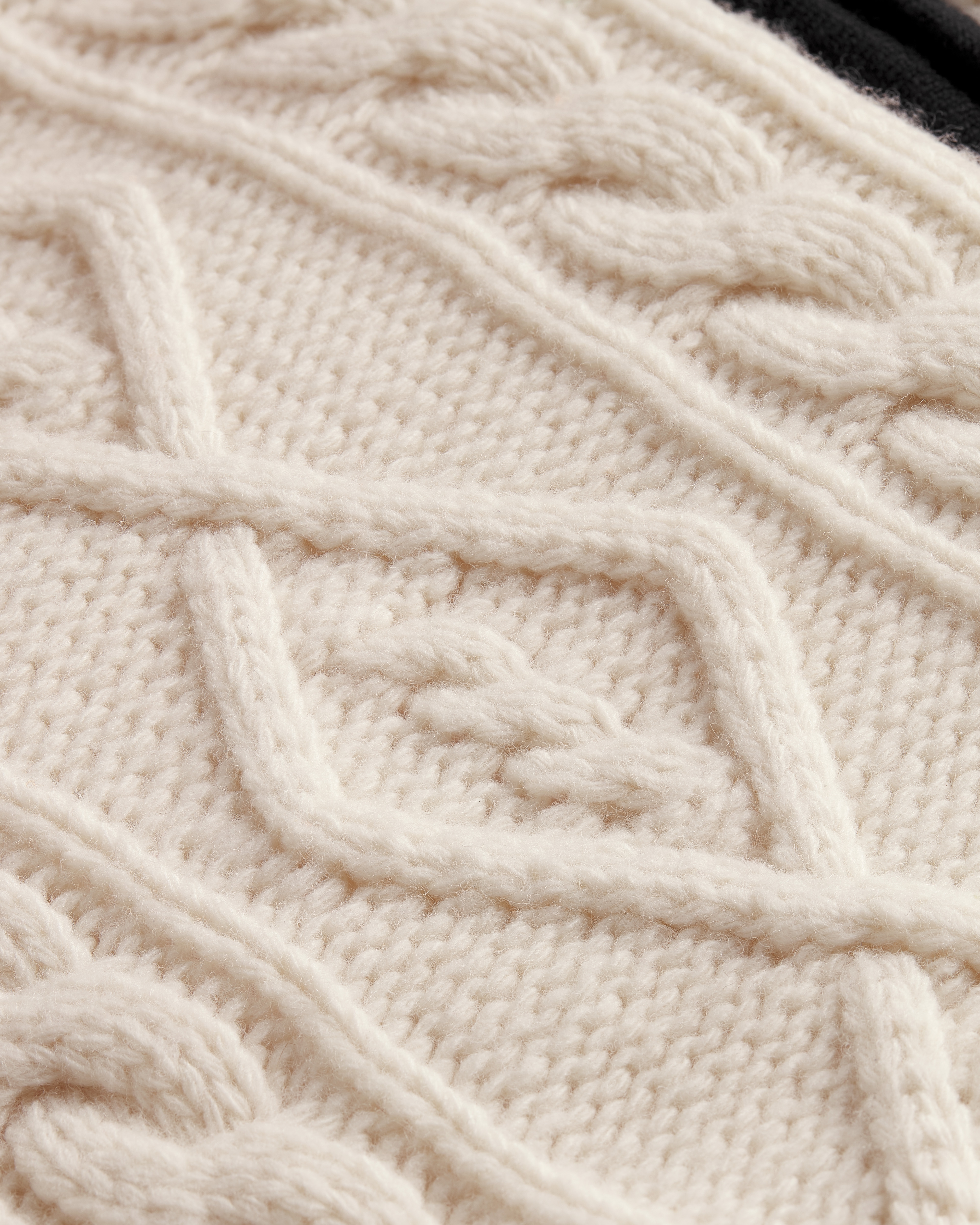 纽扣短夹克 白色和橙色绵羊毛混纺针织面料 E10