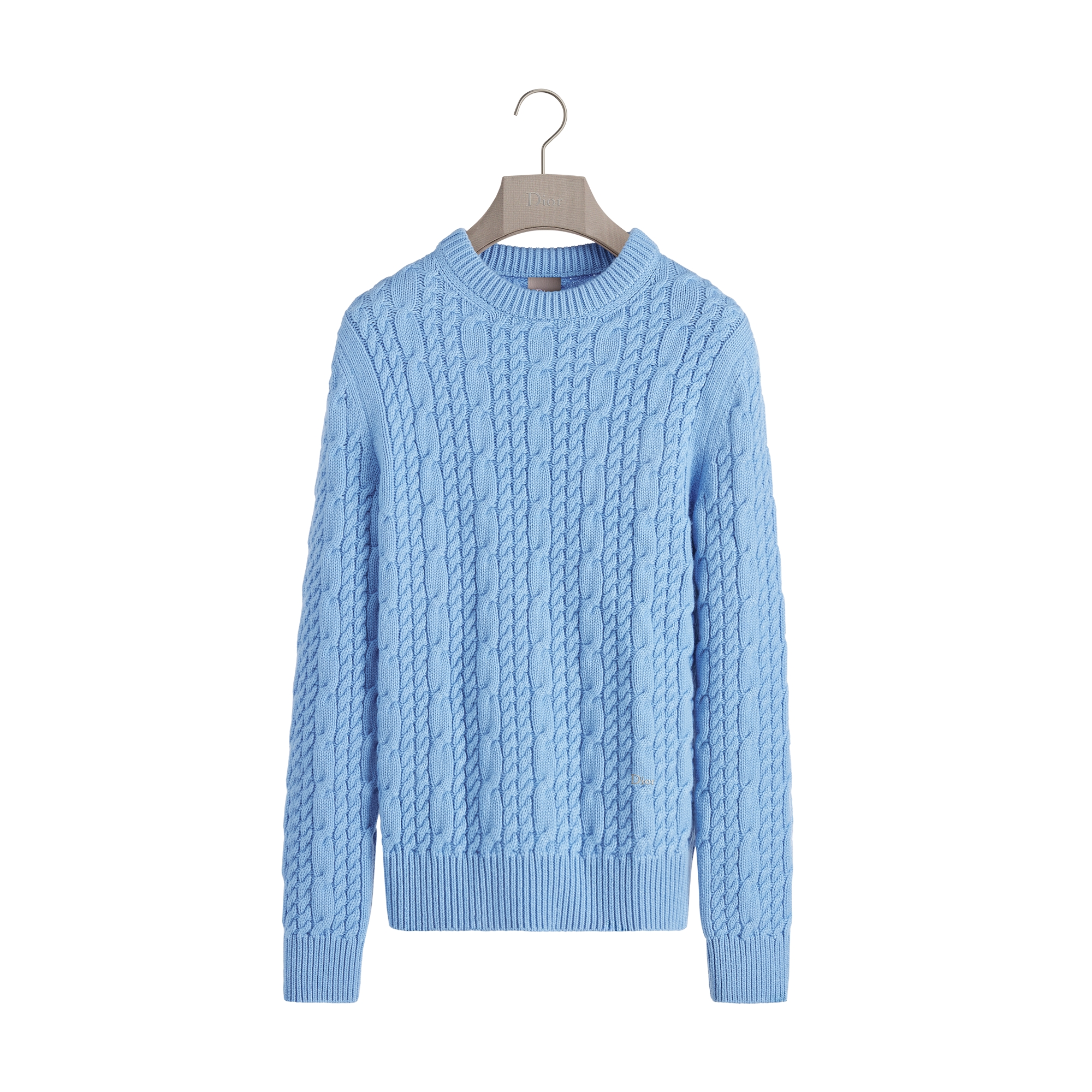  蓝色山羊绒织物